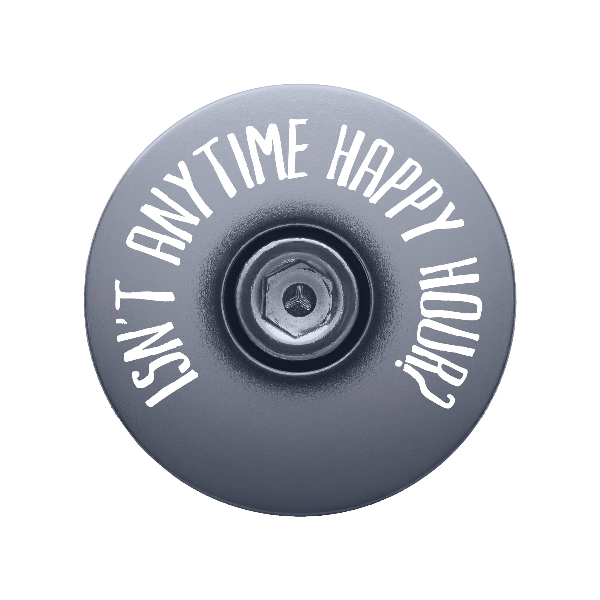 It's 5 of the Clock Anytime - Custom Bicycle Headset Cap