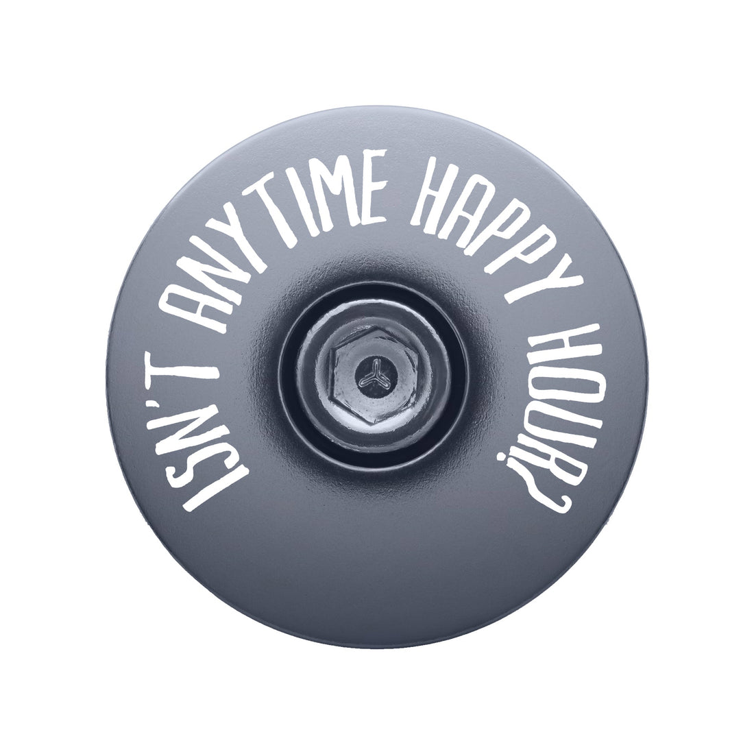 It's 5 of the Clock Anytime - Custom Bicycle Headset Cap
