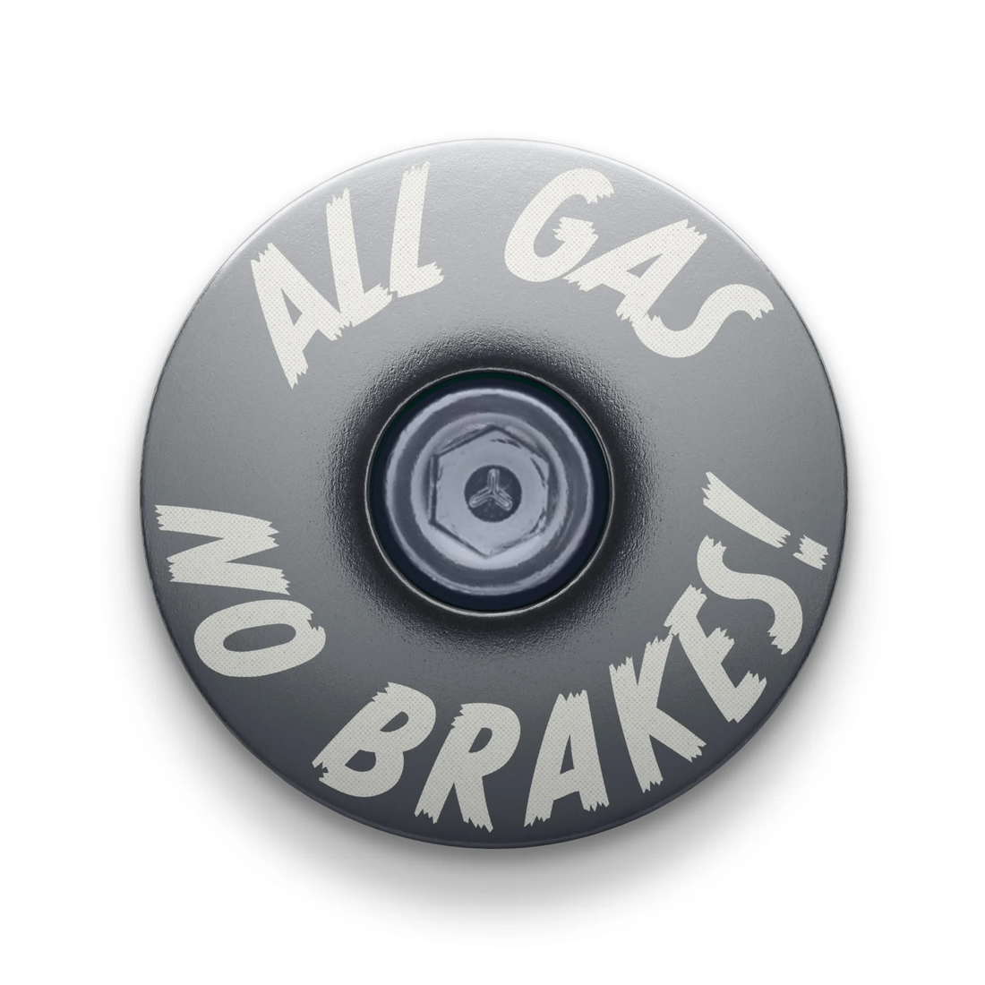 All Gas No Brakes - Custom Bike Headset Cap