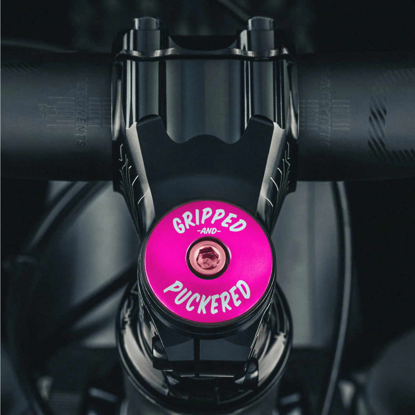 Gripped & Puckered Bicycle Headset Cap