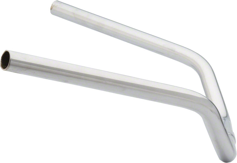 Wald 898 Gull Wing Steel Handlebar: 28" Wide 3" Rise 1" Clamp Chrome