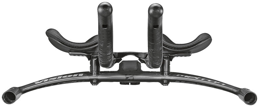 Vision TFA Integrated Handlebar/Aero Bar - Carbon Integrated 90mm 40cm BLK JS Bend