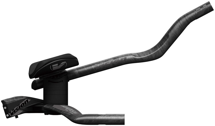 Vision TFA Integrated Handlebar/Aero Bar - Carbon Integrated 90mm 40cm BLK JS Bend