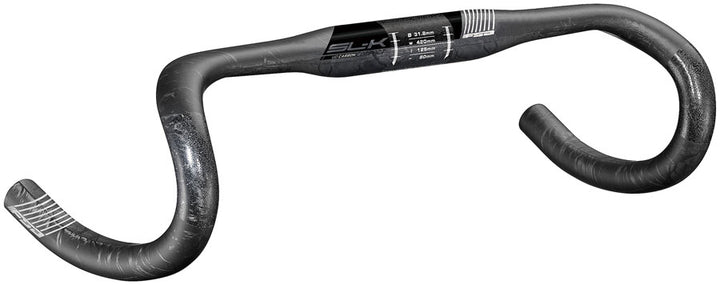 FSA SL-K Compact Handlebar 31.8mm Clamp Diameter 360mm Width ACR Internal Routing Compatible – Carbon