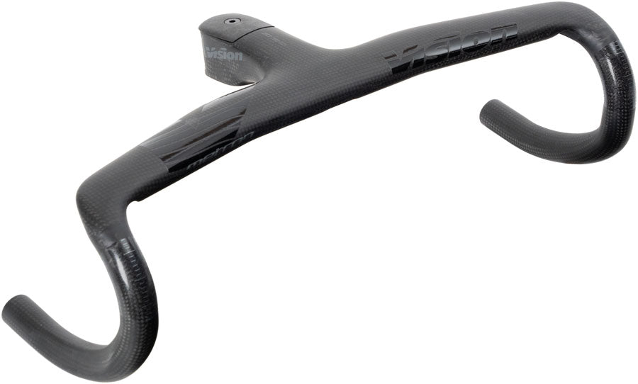 Vision Metron 5D ACR EVO Drop Handlebar 38cm Width 90mm Stem Length -6° Angle Integrated Carbon Design – BLK