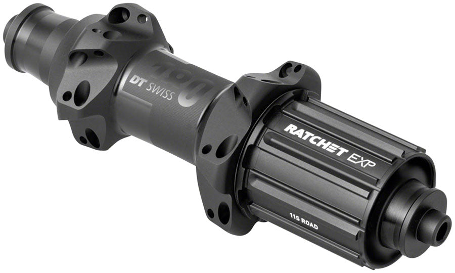DT Swiss 180 EXP Rear Hub - QR x 130mm Rim Brake HG 11 Road BLK 24H Straight Pull 36pt