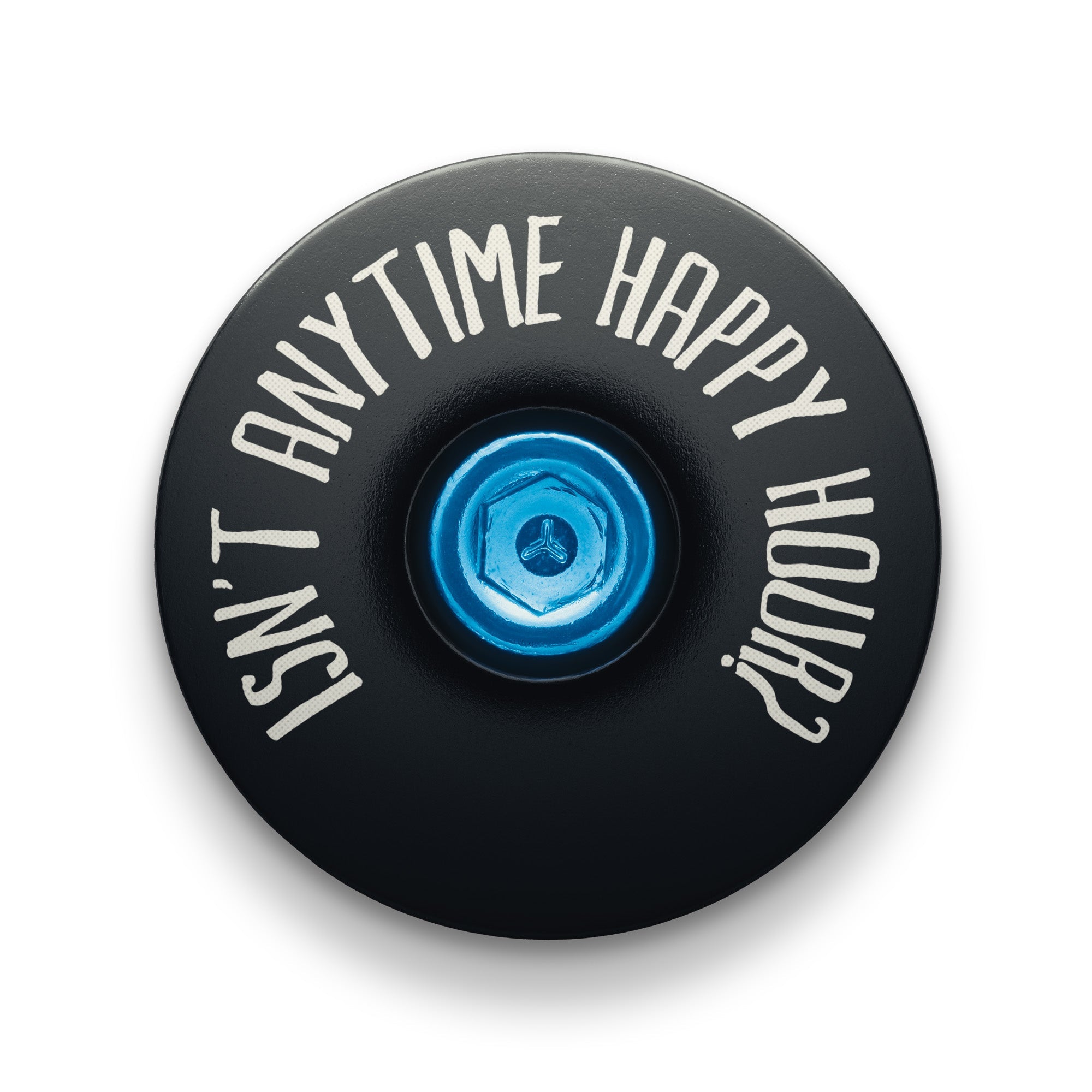 It's 5 of the Clock Anytime - Custom Bicycle Headset Cap