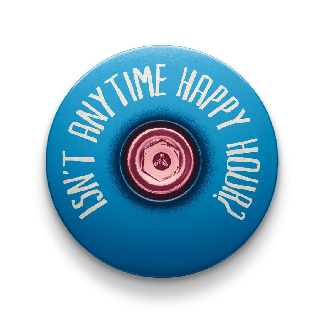 It's 5 of the Clock Anytime - Custom Bicycle Headset Cap