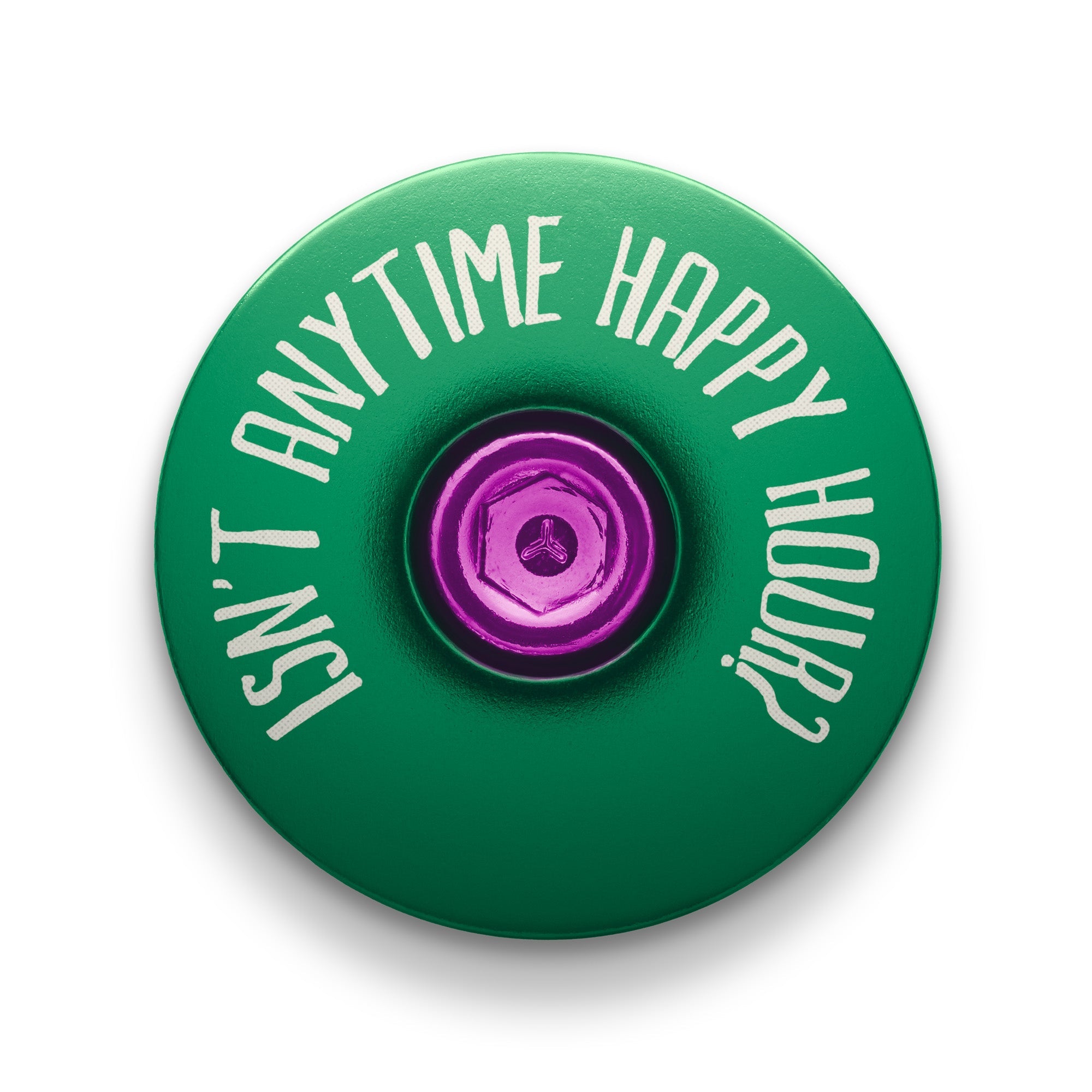 It's 5 of the Clock Anytime - Custom Bicycle Headset Cap
