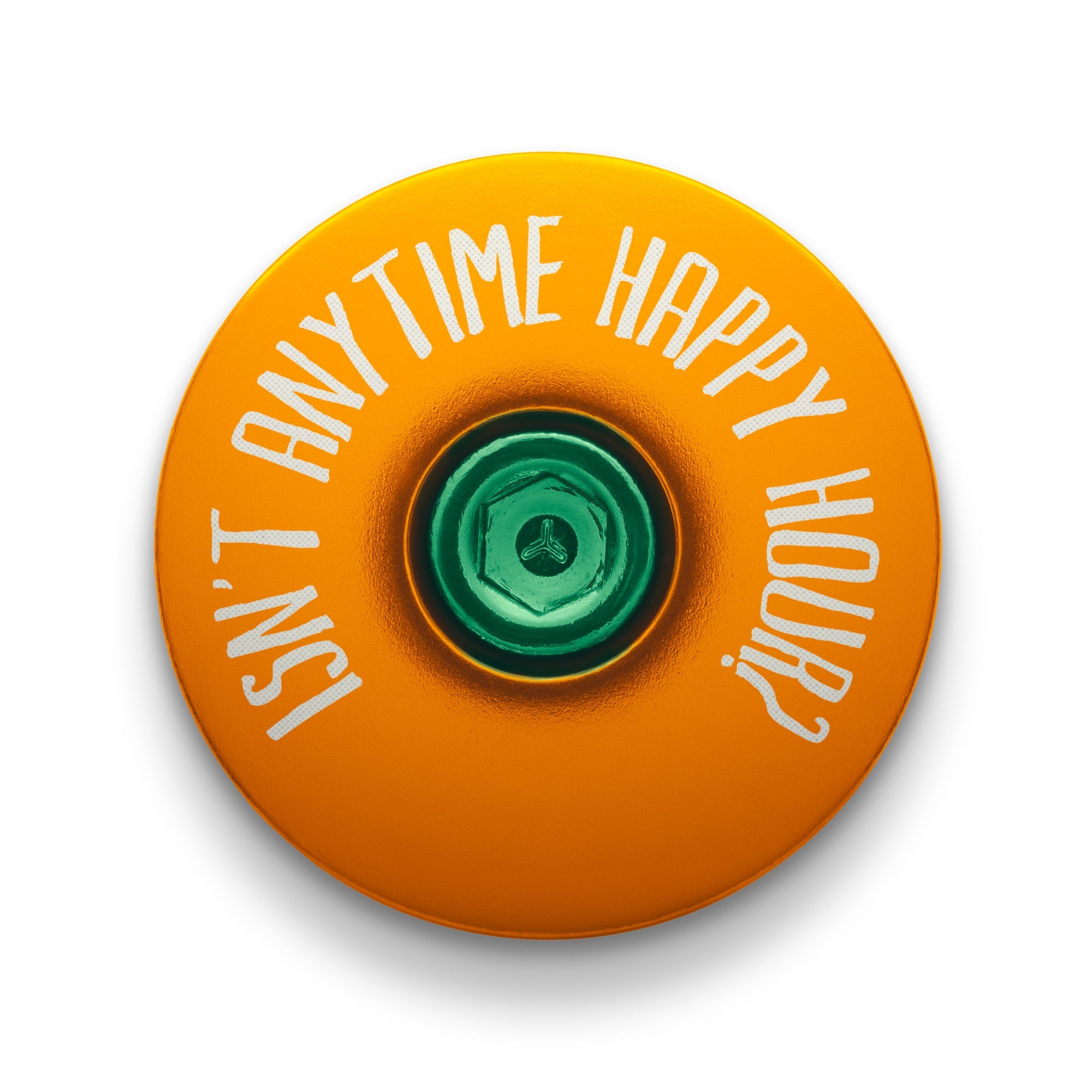It's 5 of the Clock Anytime - Custom Bicycle Headset Cap