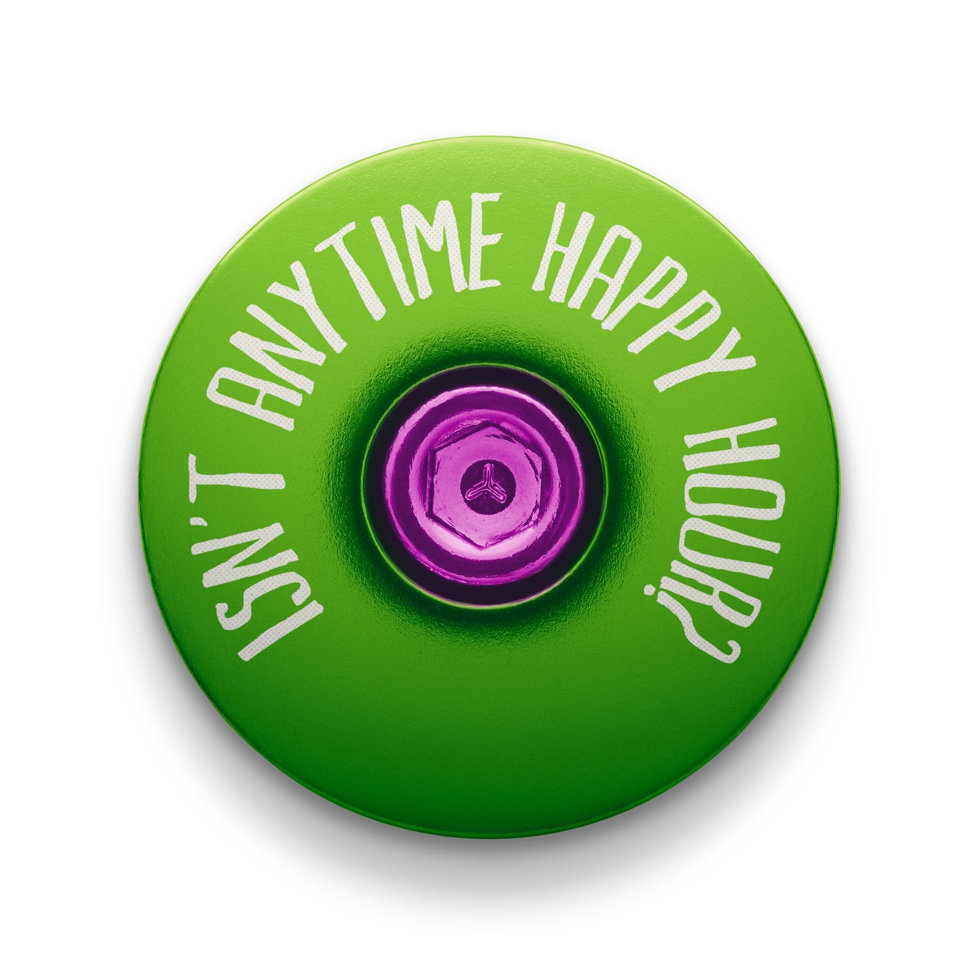 It's 5 of the Clock Anytime - Custom Bicycle Headset Cap