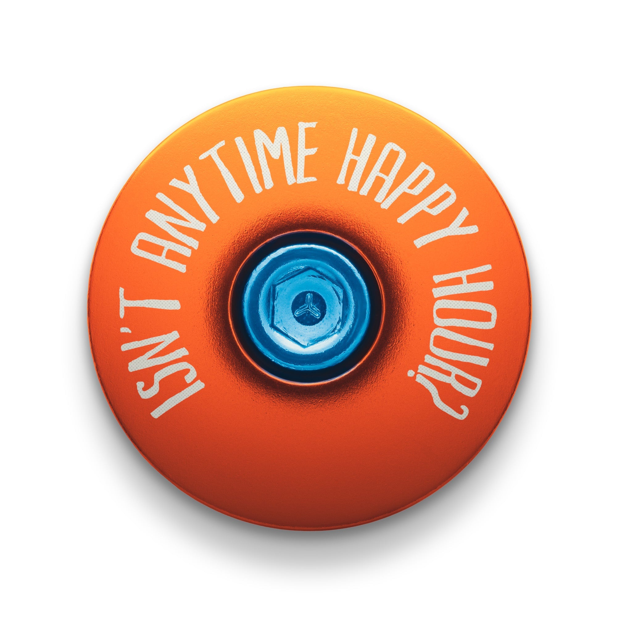 It's 5 of the Clock Anytime - Custom Bicycle Headset Cap