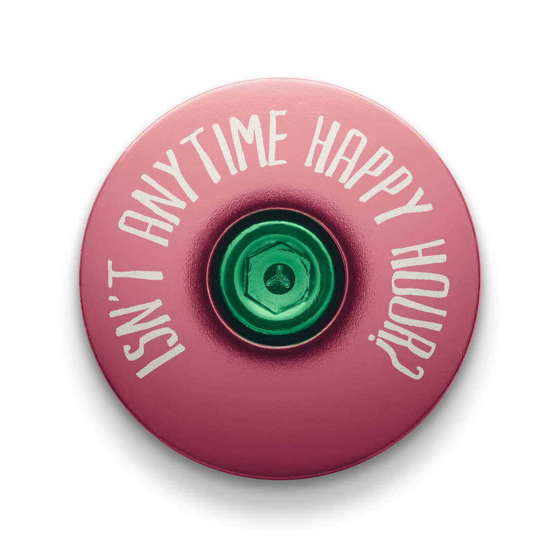 It's 5 of the Clock Anytime - Custom Bicycle Headset Cap