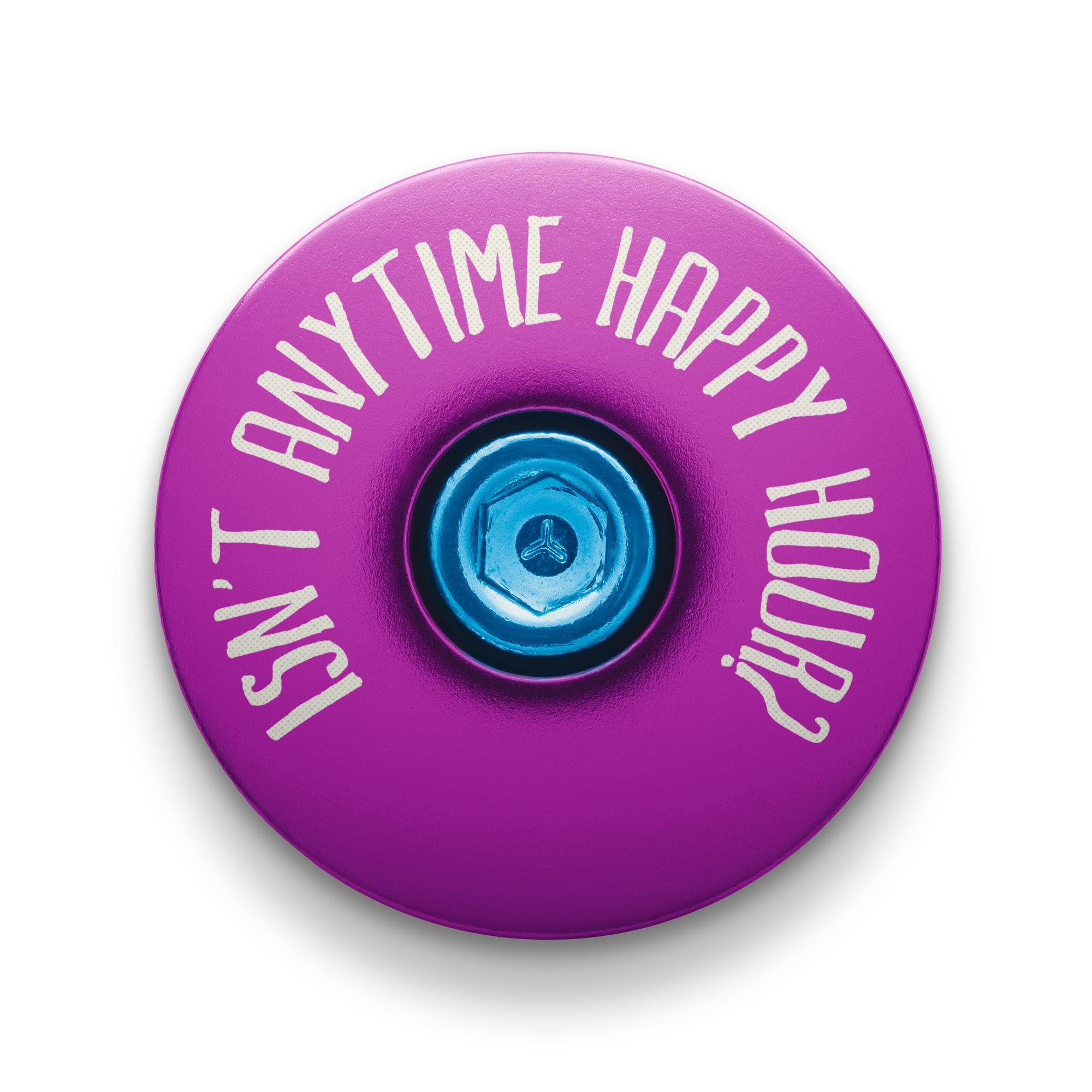 It's 5 of the Clock Anytime - Custom Bicycle Headset Cap