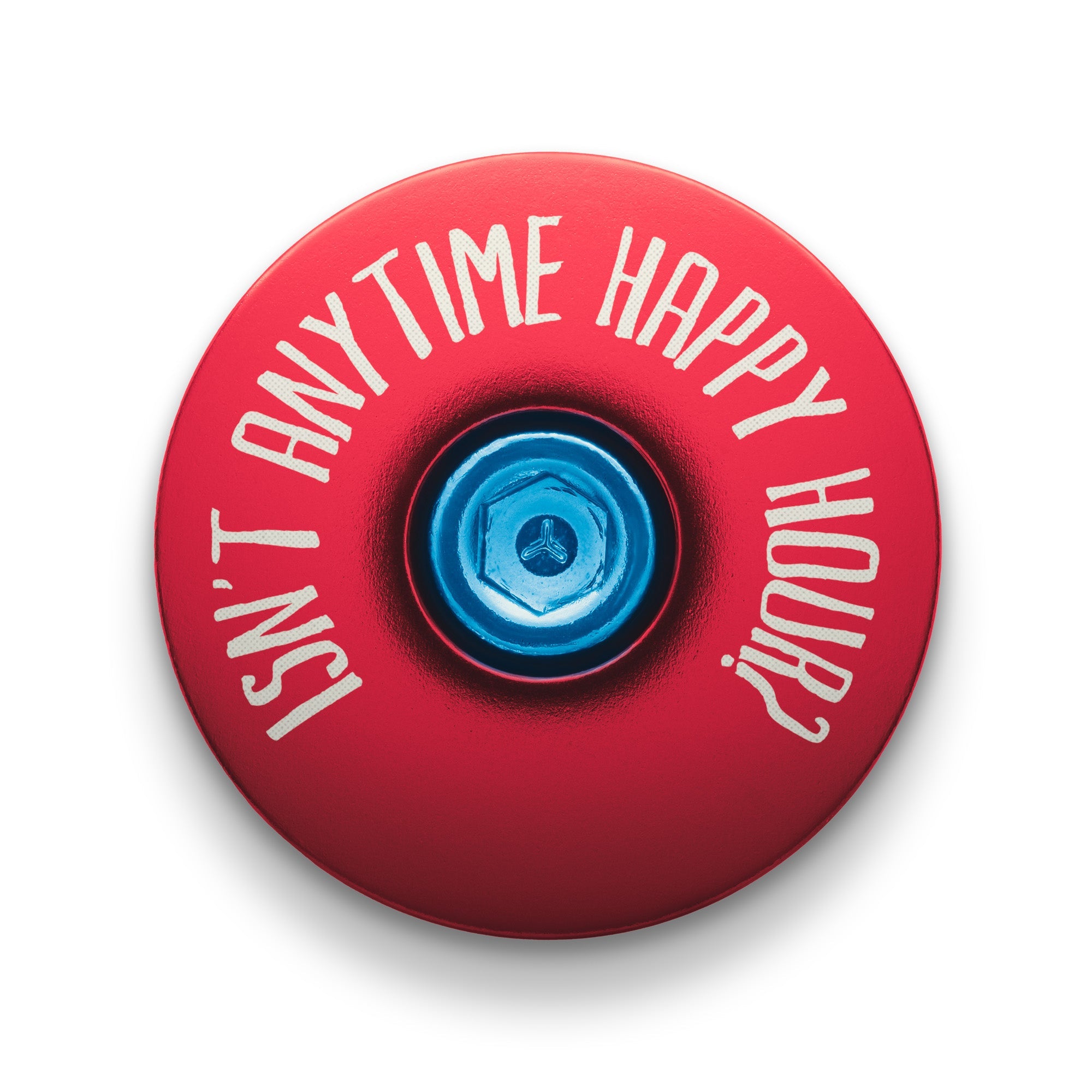It's 5 of the Clock Anytime - Custom Bicycle Headset Cap