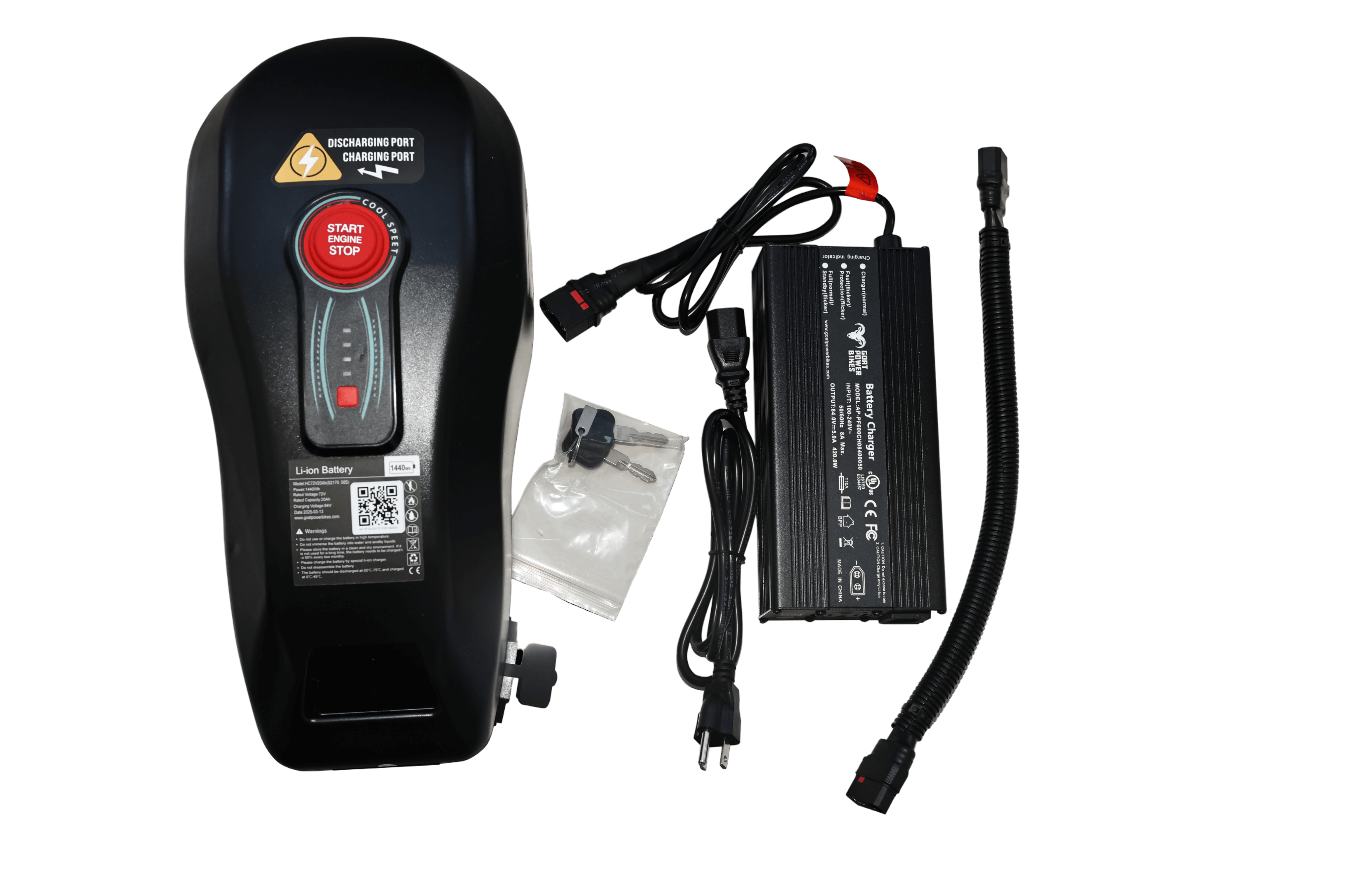 72V 20Ah Battery Kit for The King Goat - Secondary Power Upgrade