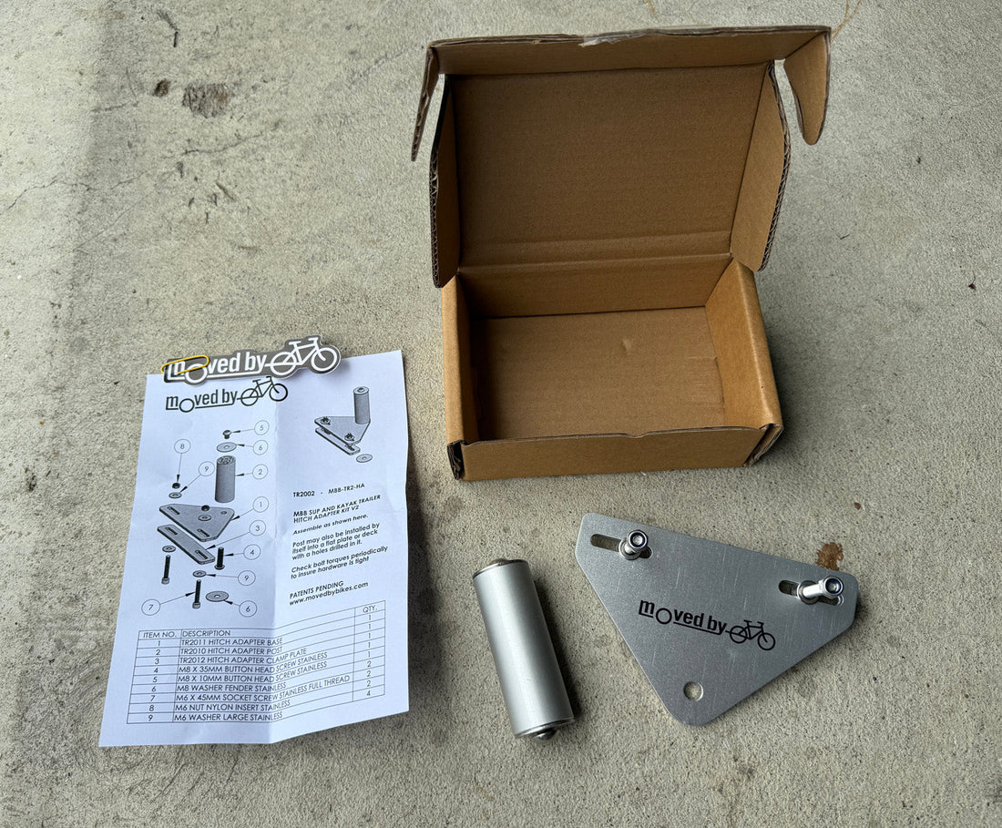 MBB SUP and Kayak Trailer V2 - Hitch Adapter