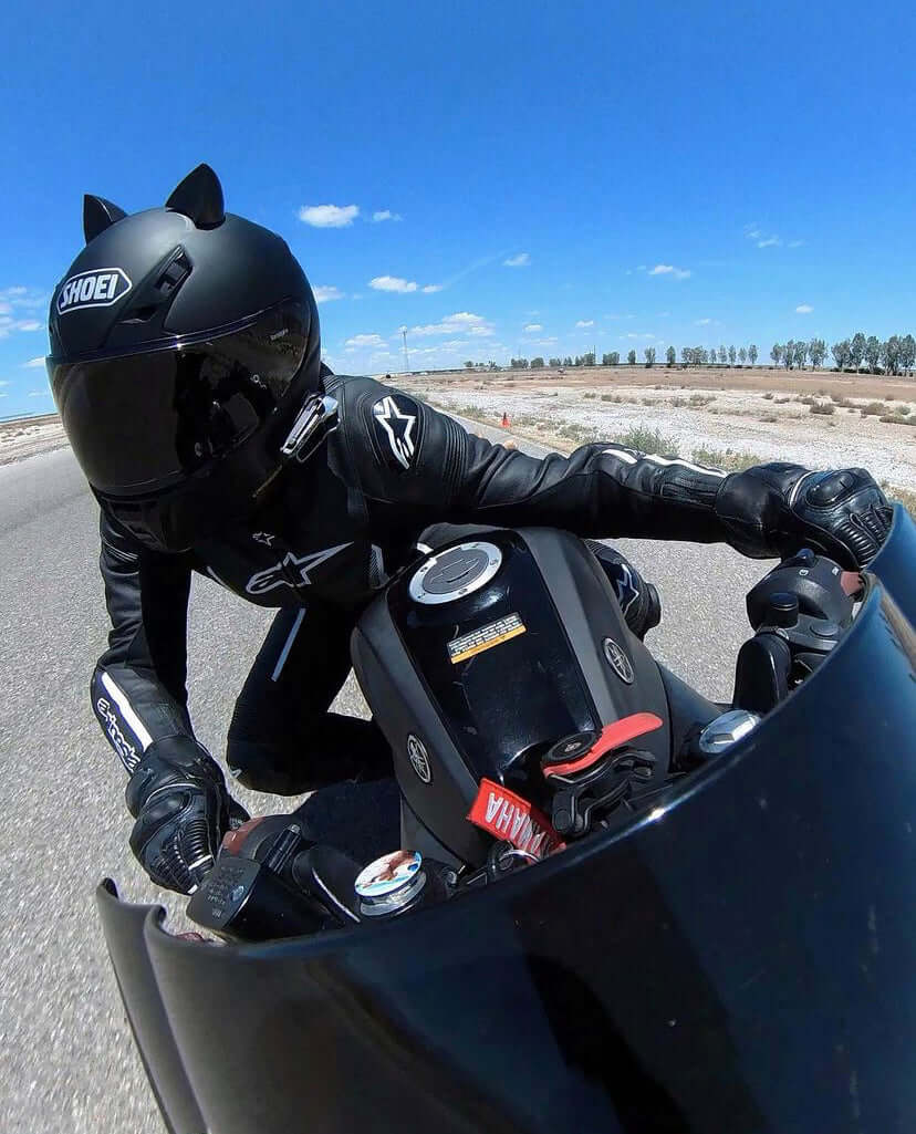 MagNeatOhz: Cat Ears for Helmet Black