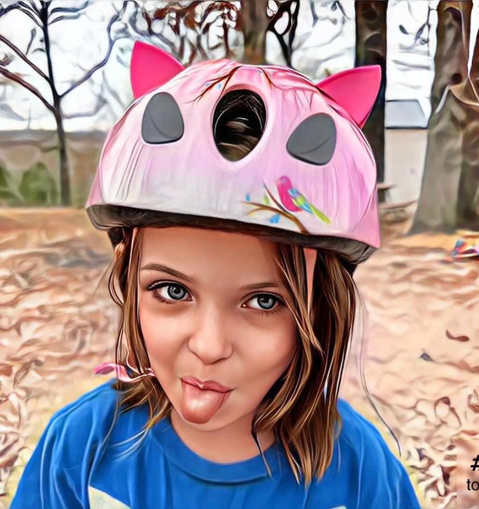 Softeez: Purple Cat Ears for Helmet