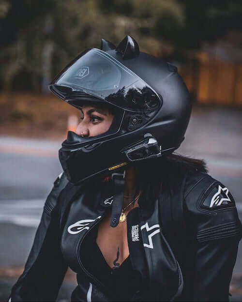 MagNeatOhz: Cat Ears for Helmet Black