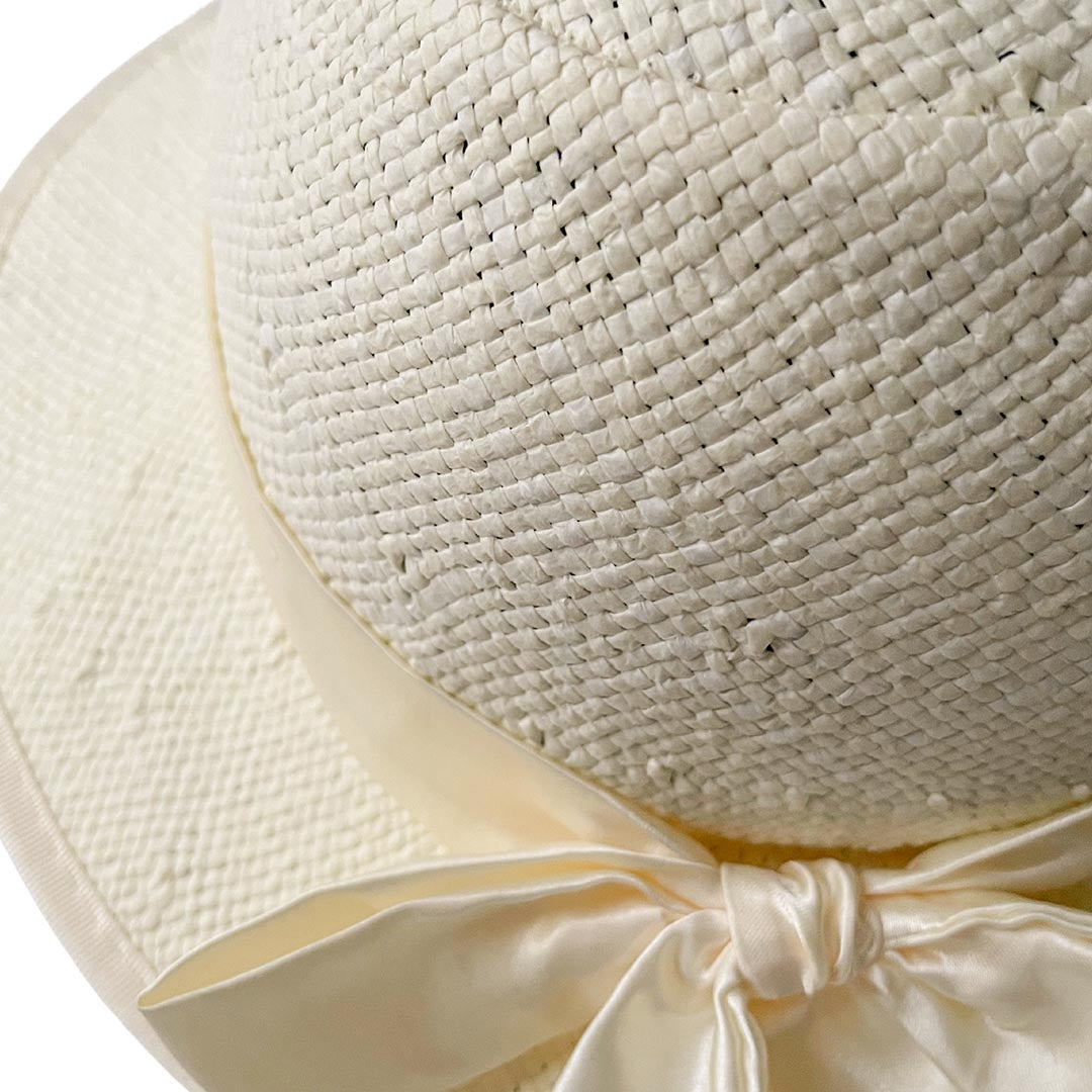 Straw Hat Helmet Ivory Cover ONLY