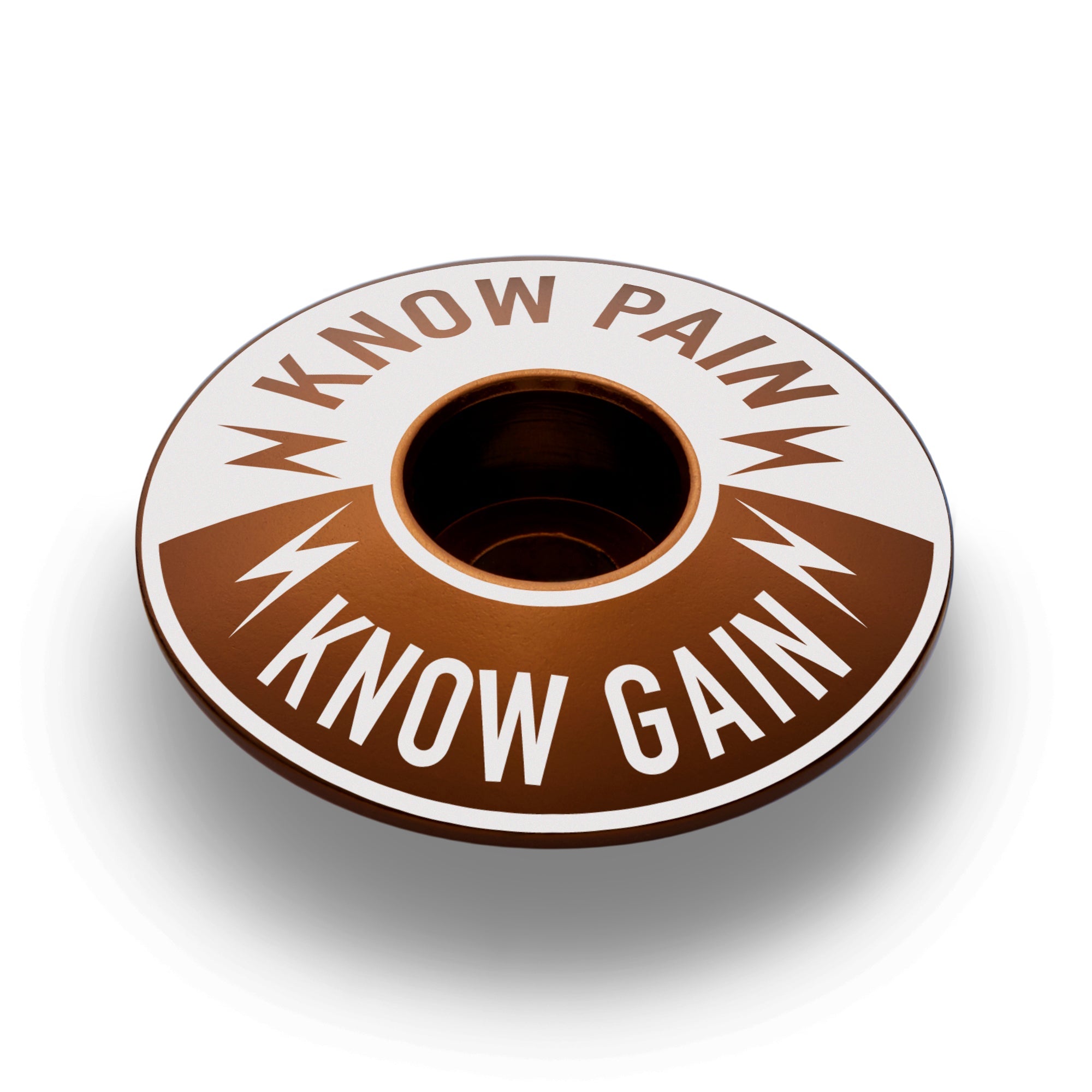 Know Pain Know Gain - Bicycle Headset Cap
