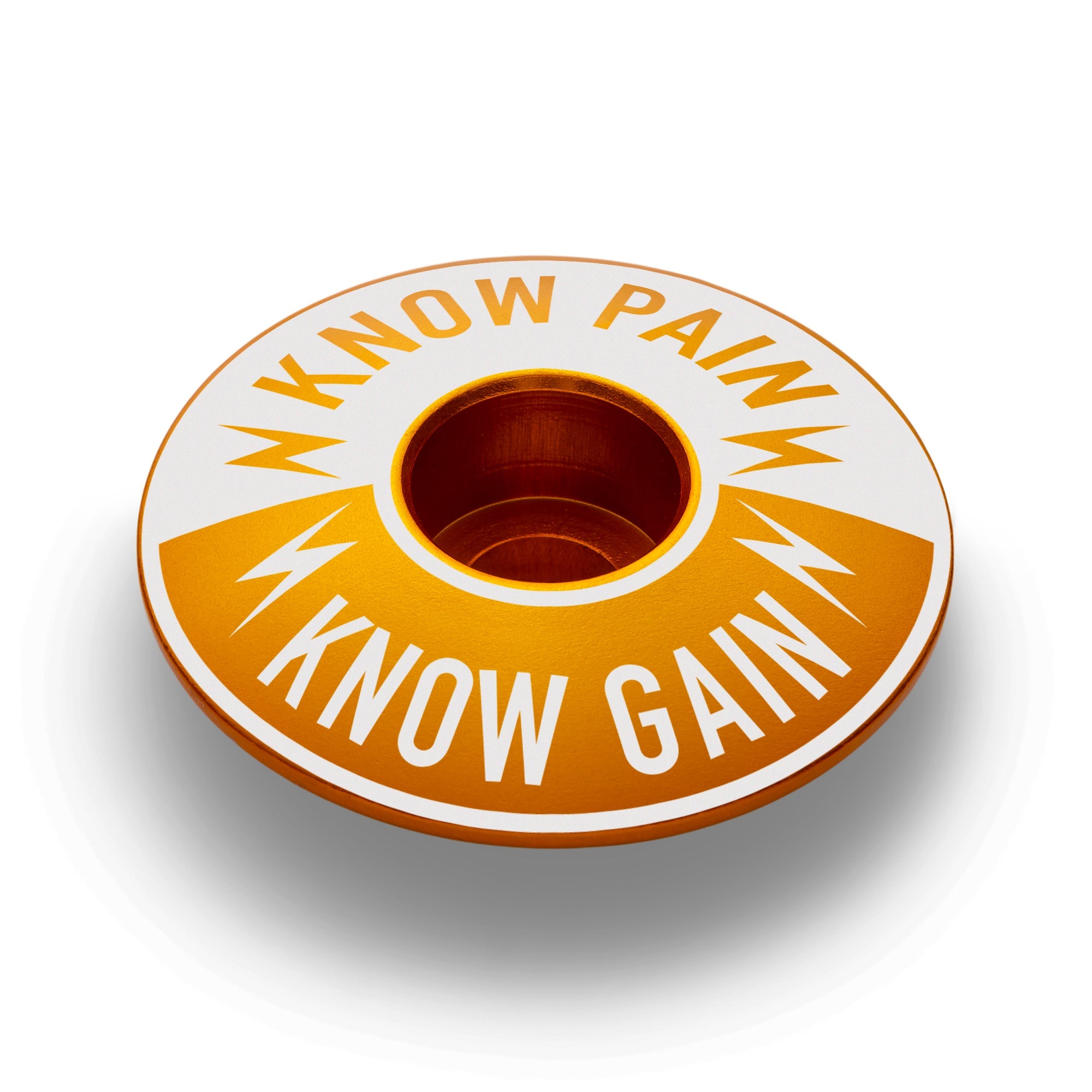 Know Pain Know Gain - Bicycle Headset Cap