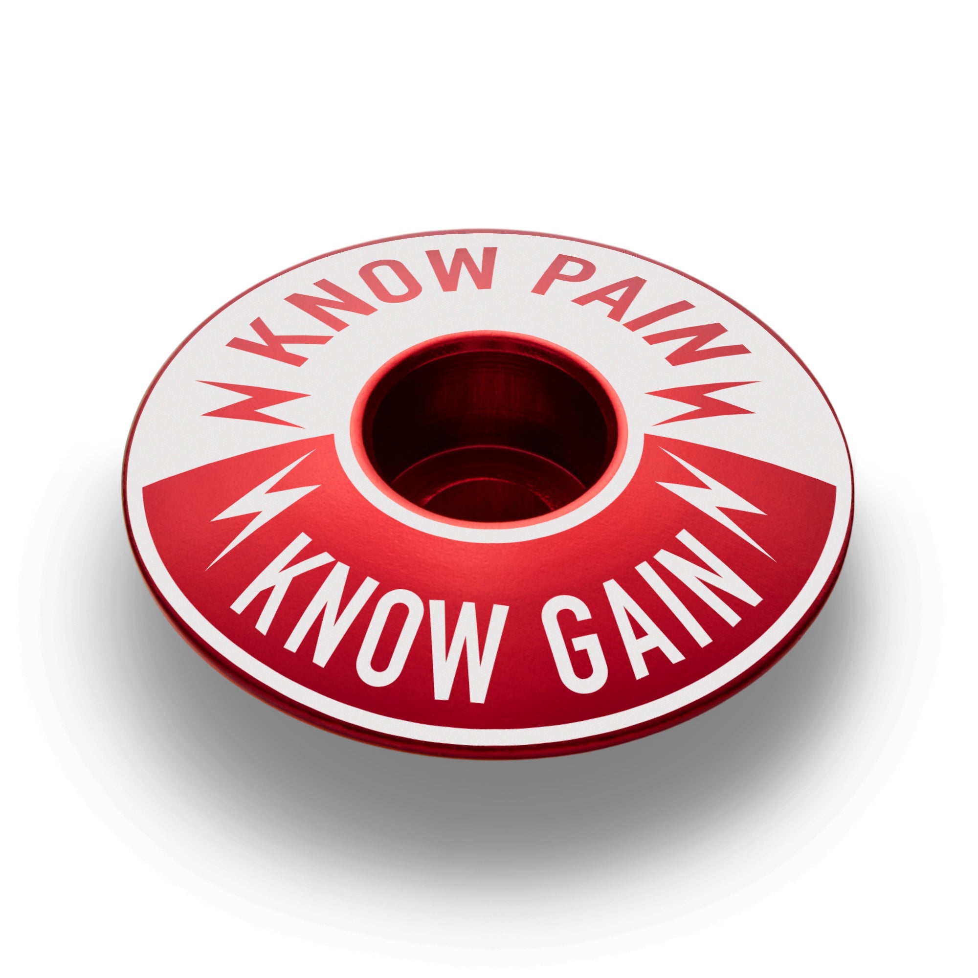 Know Pain Know Gain - Bicycle Headset Cap