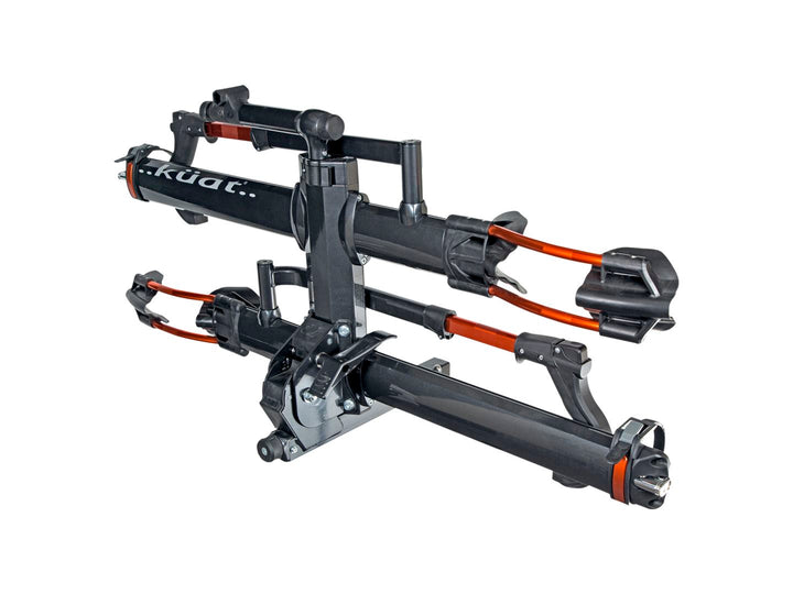 Kuat NV 2.0 Hitch Bike Rack - 2-Bike 2" Receiver Metallic Gray/Orange