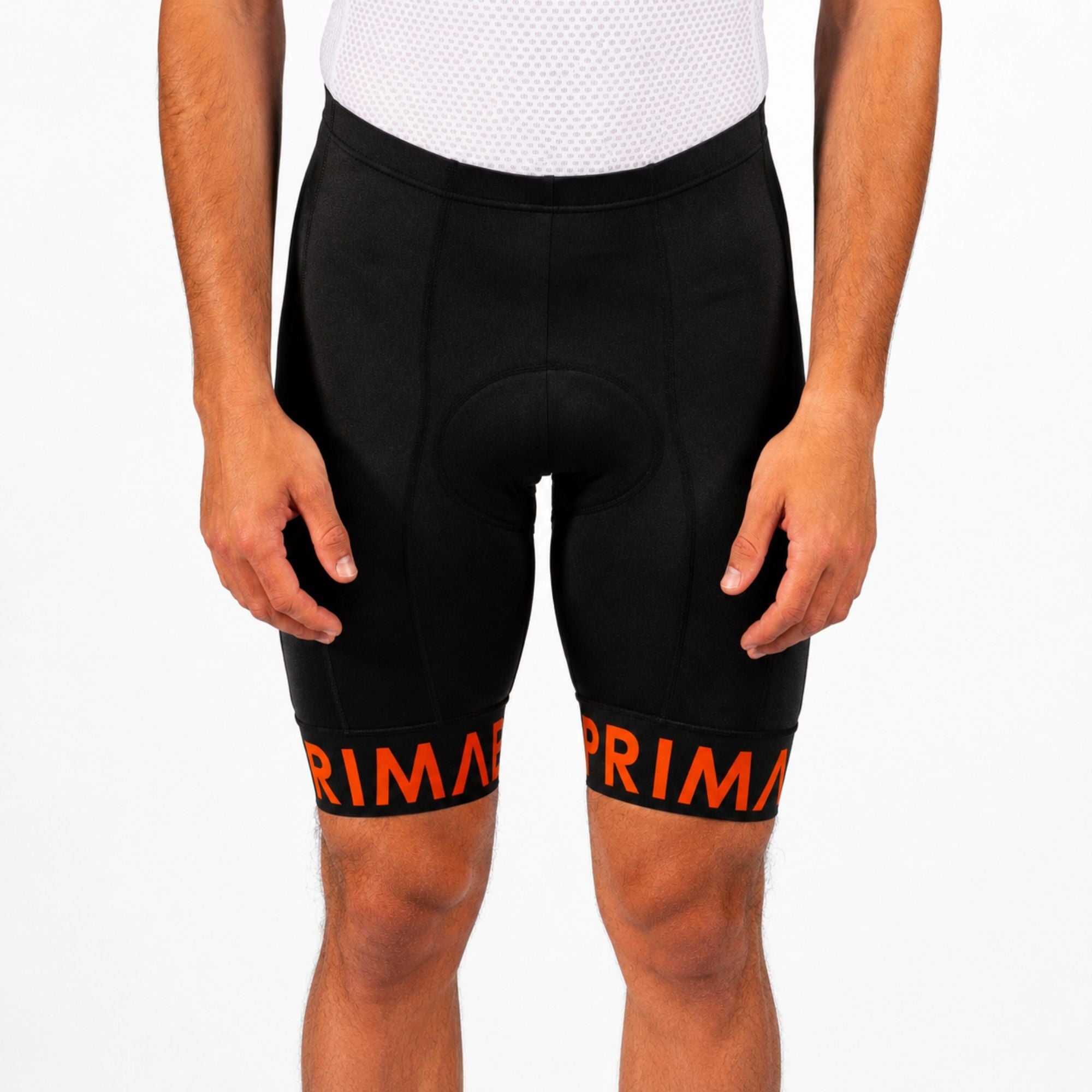 Lunix Men's Orange Prisma Shorts