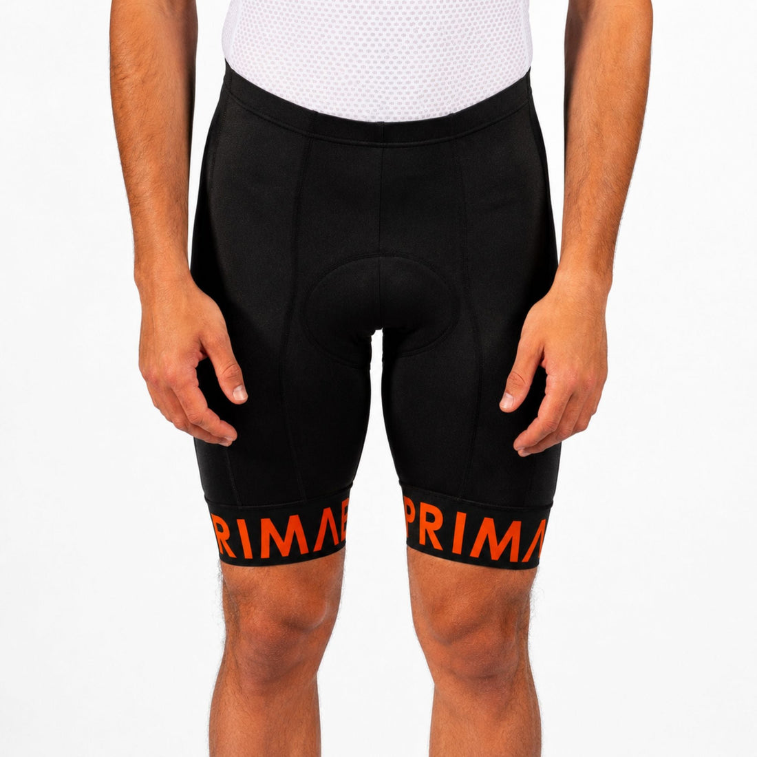 Lunix Men's Orange Prisma Shorts