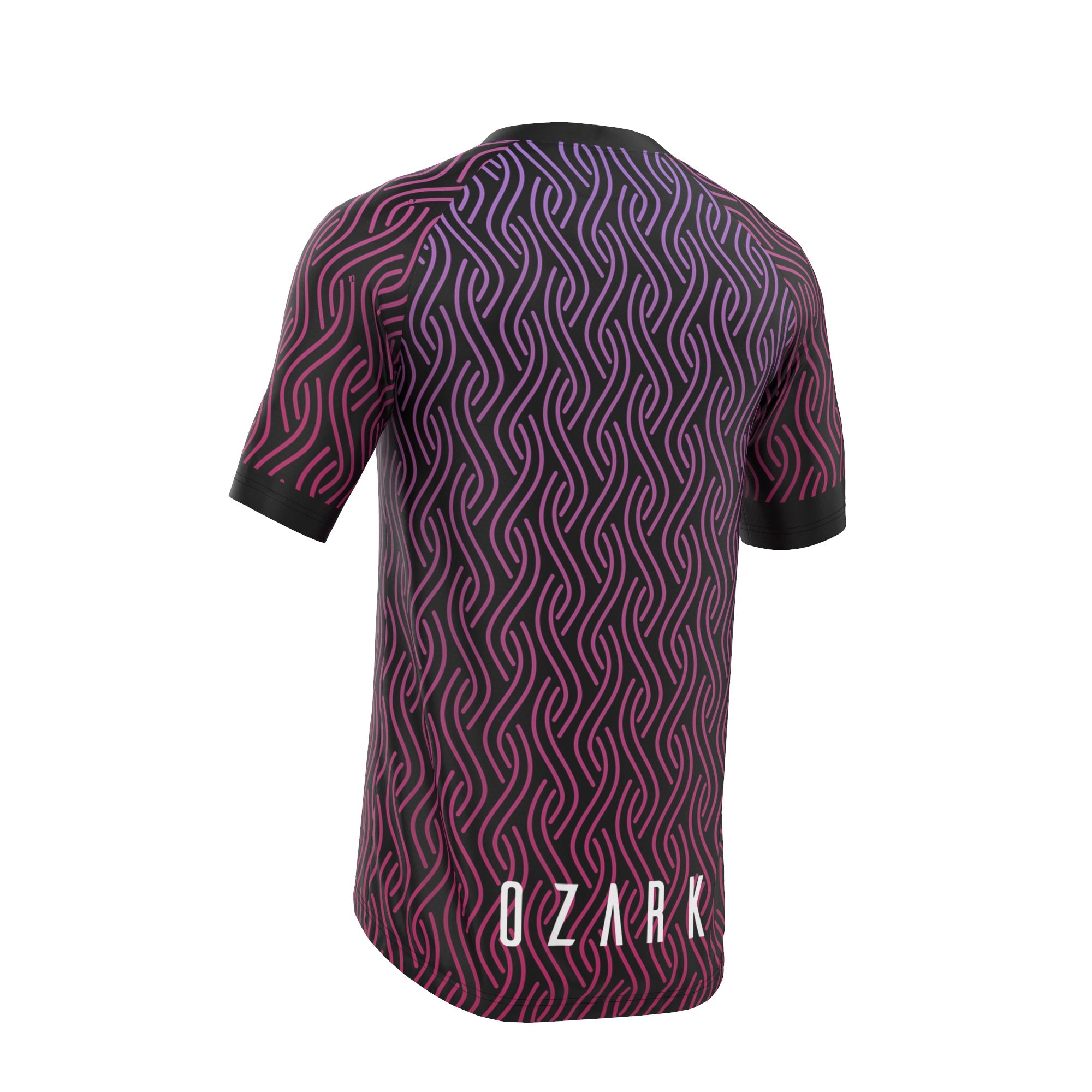 Men's MTB Short Sleeve Jersey | Purple Twist