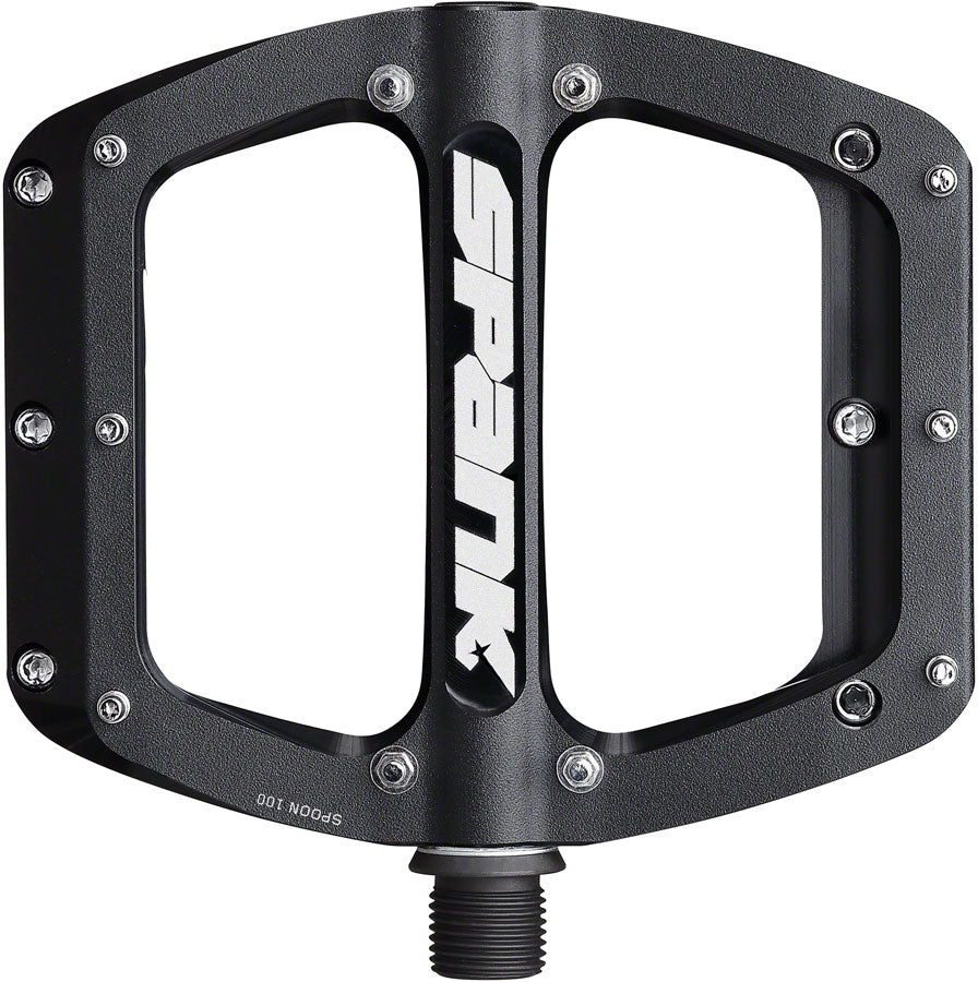 Spank Spoon 90 Pedals - Platform Aluminum 9/16" 90mm Wide Black