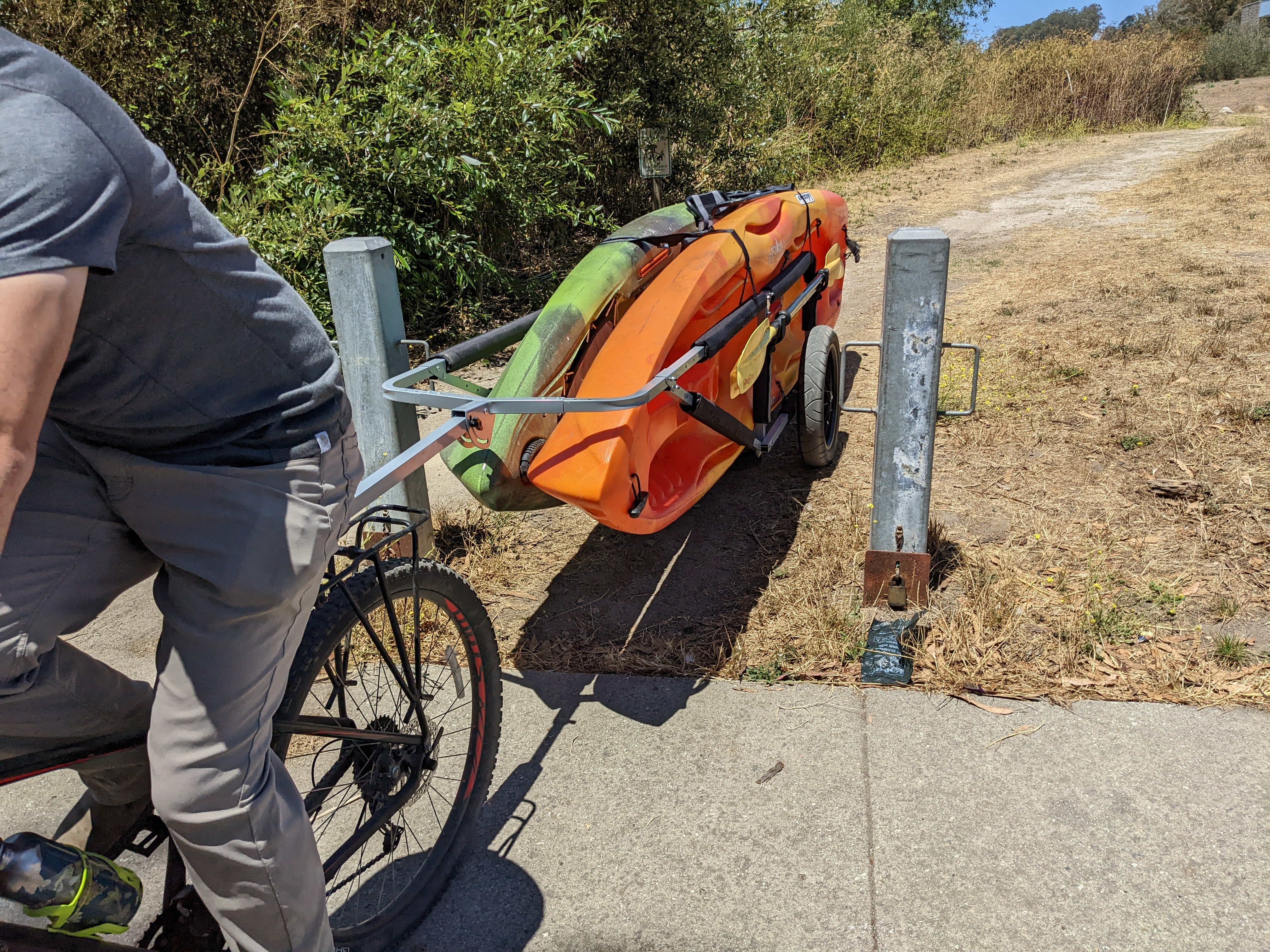 MBB SUP and Kayak Trailer V1 - Steel Frame