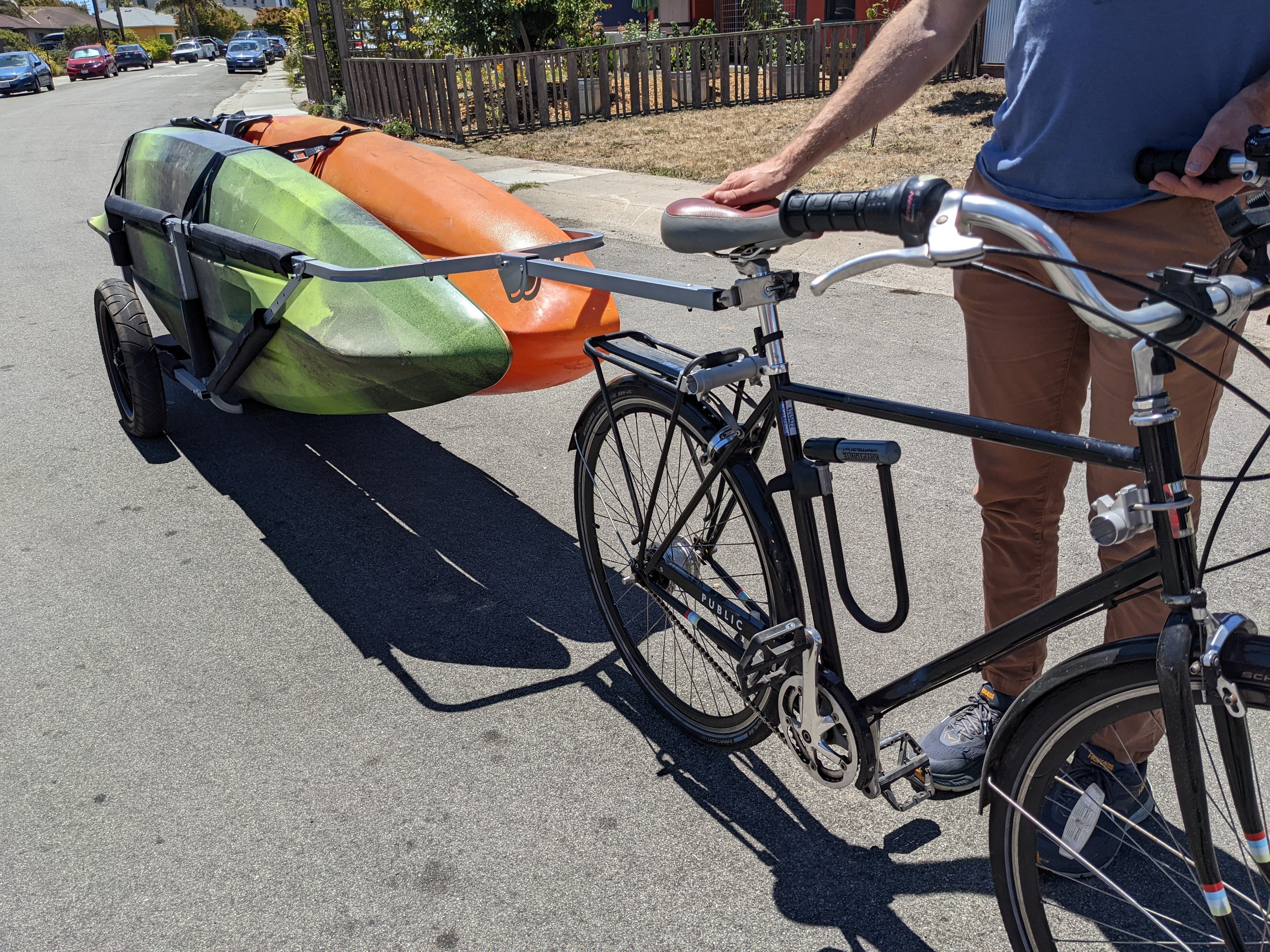 MBB SUP and Kayak Trailer V1 - Steel Frame
