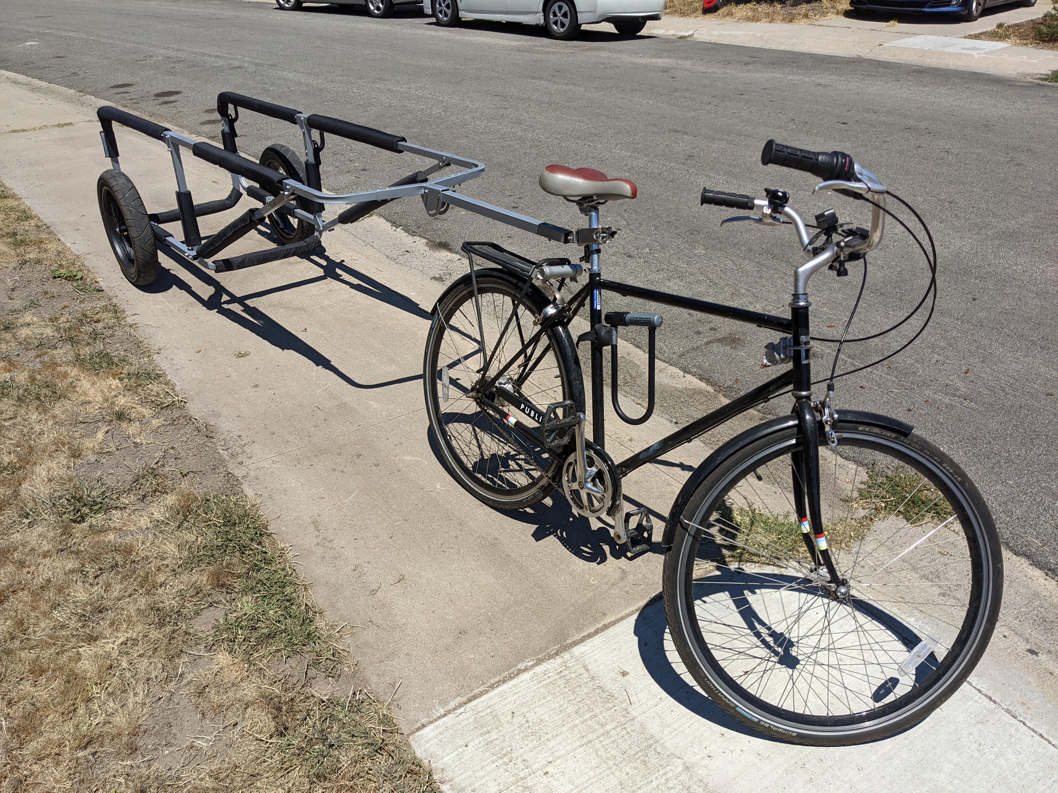 MBB SUP and Kayak Trailer V1 - Steel Frame