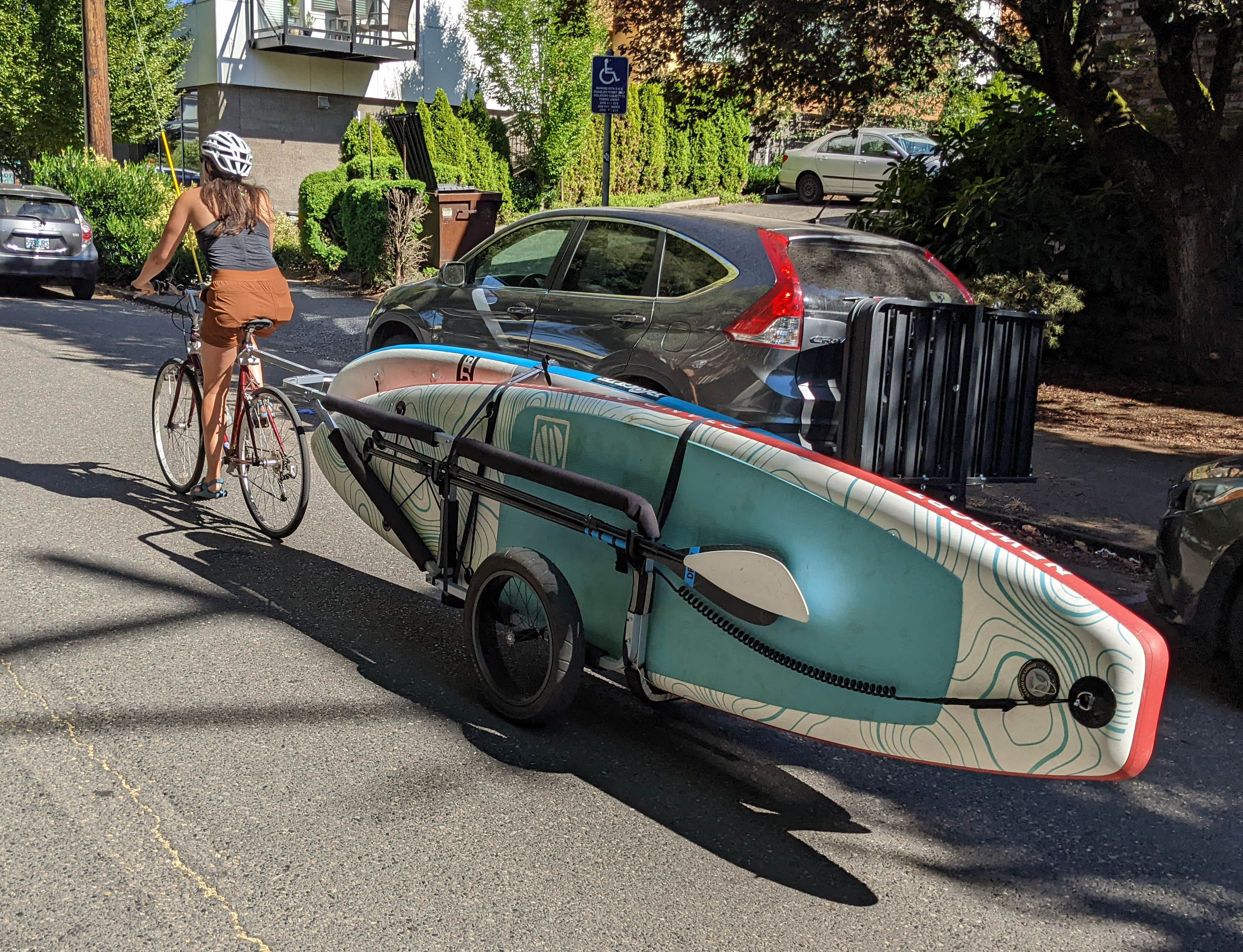 MBB SUP and Kayak Trailer V1 - Steel Frame