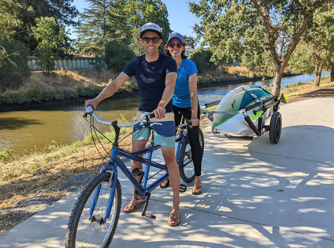 MBB SUP and Kayak Trailer V1 - Steel Frame