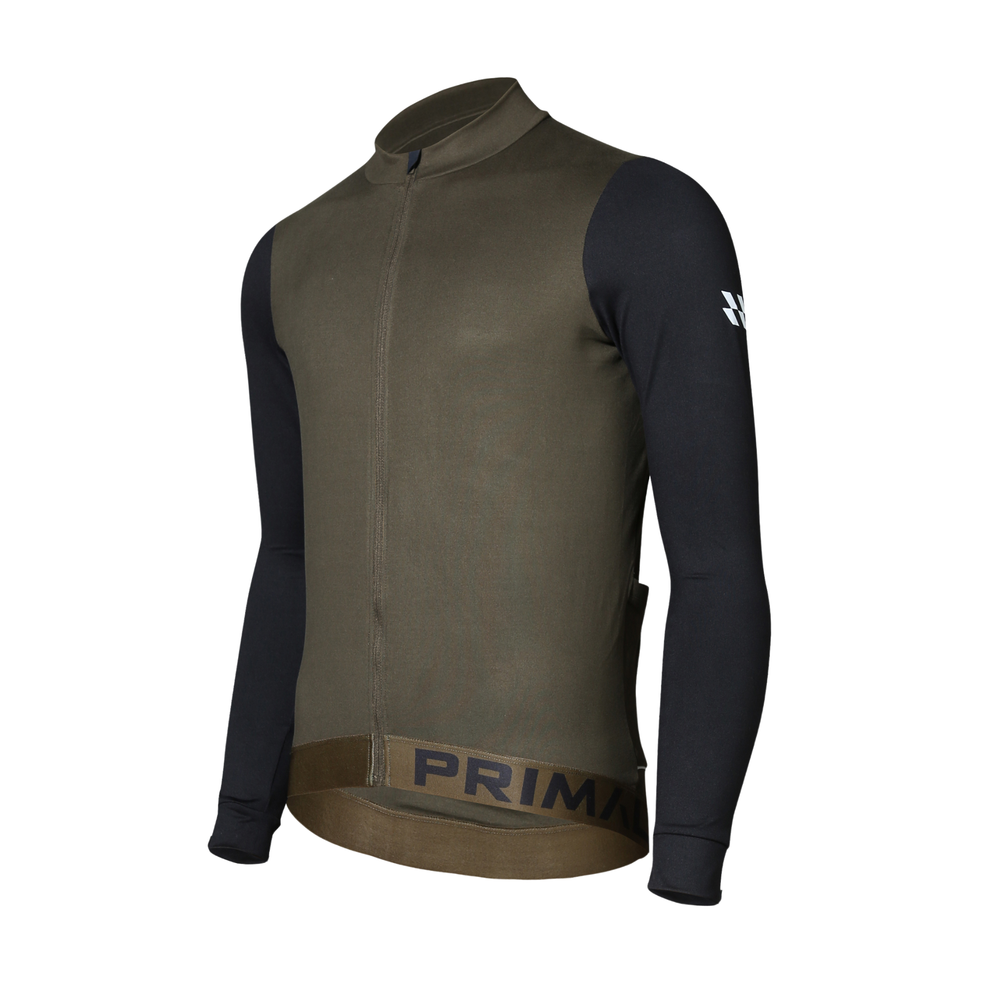 Alitios Men's Khaki/Black Long Sleeve Vertos Jersey