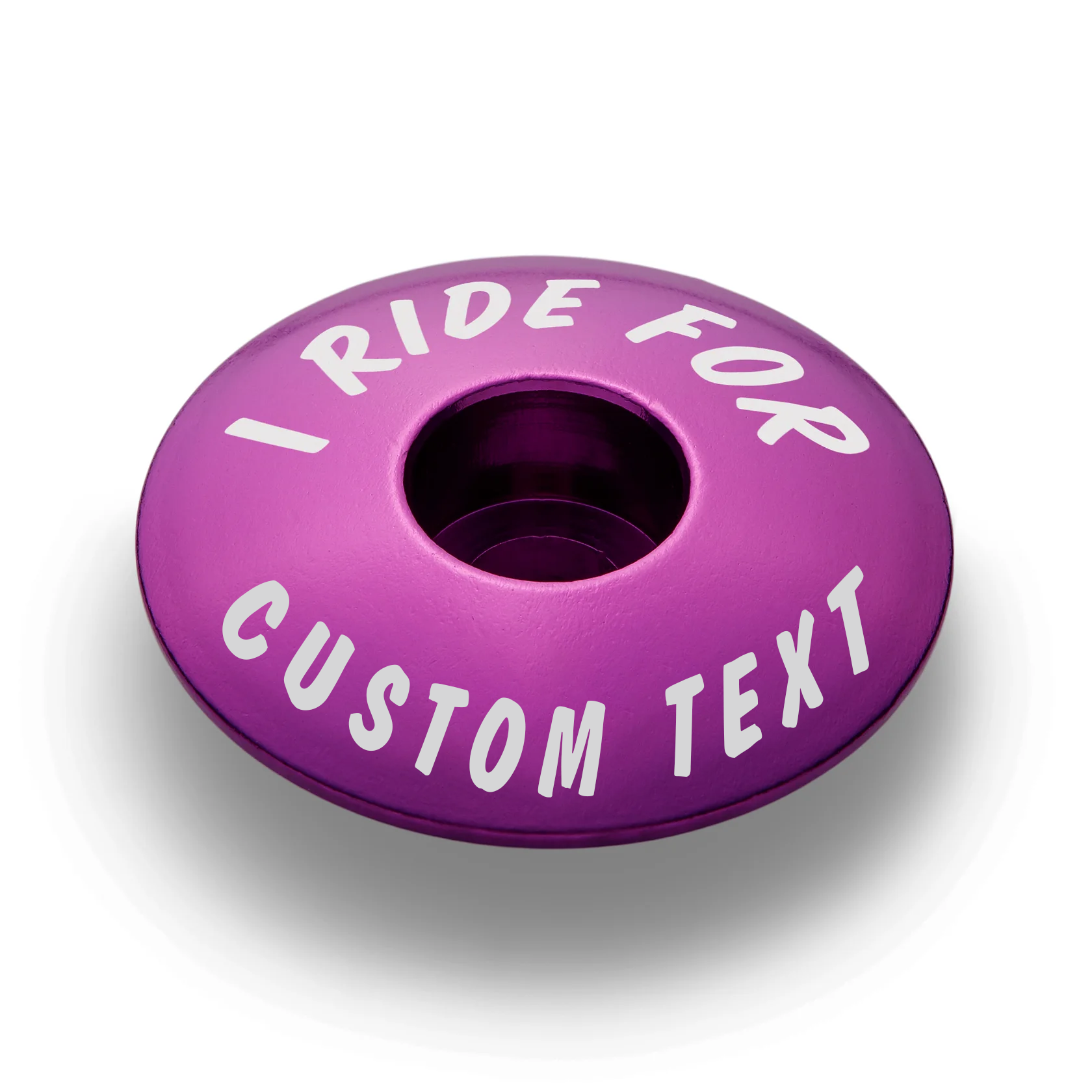 I Ride For - Custom Bicycle Headset Cap