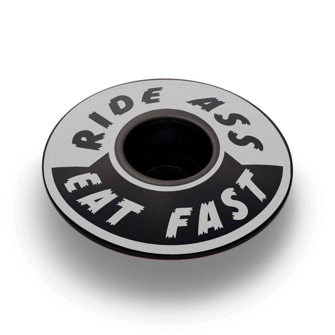 Ride Ass Eat Fast Bicycle Headset Cap