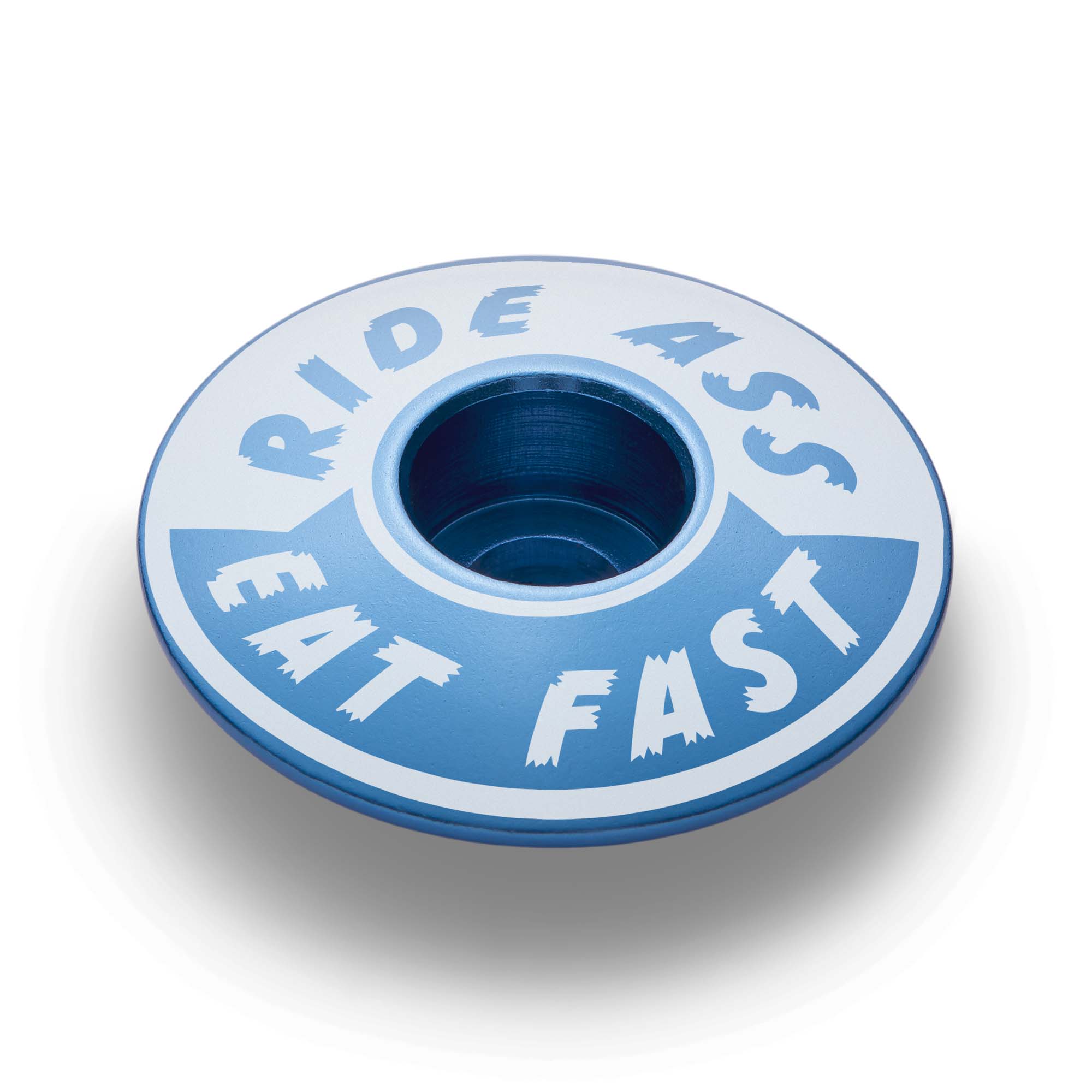 Ride Ass Eat Fast Bicycle Headset Cap