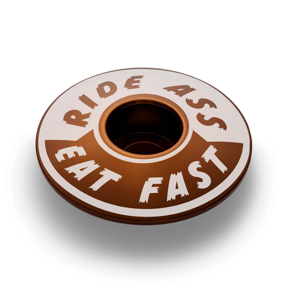 Ride Ass Eat Fast Bicycle Headset Cap