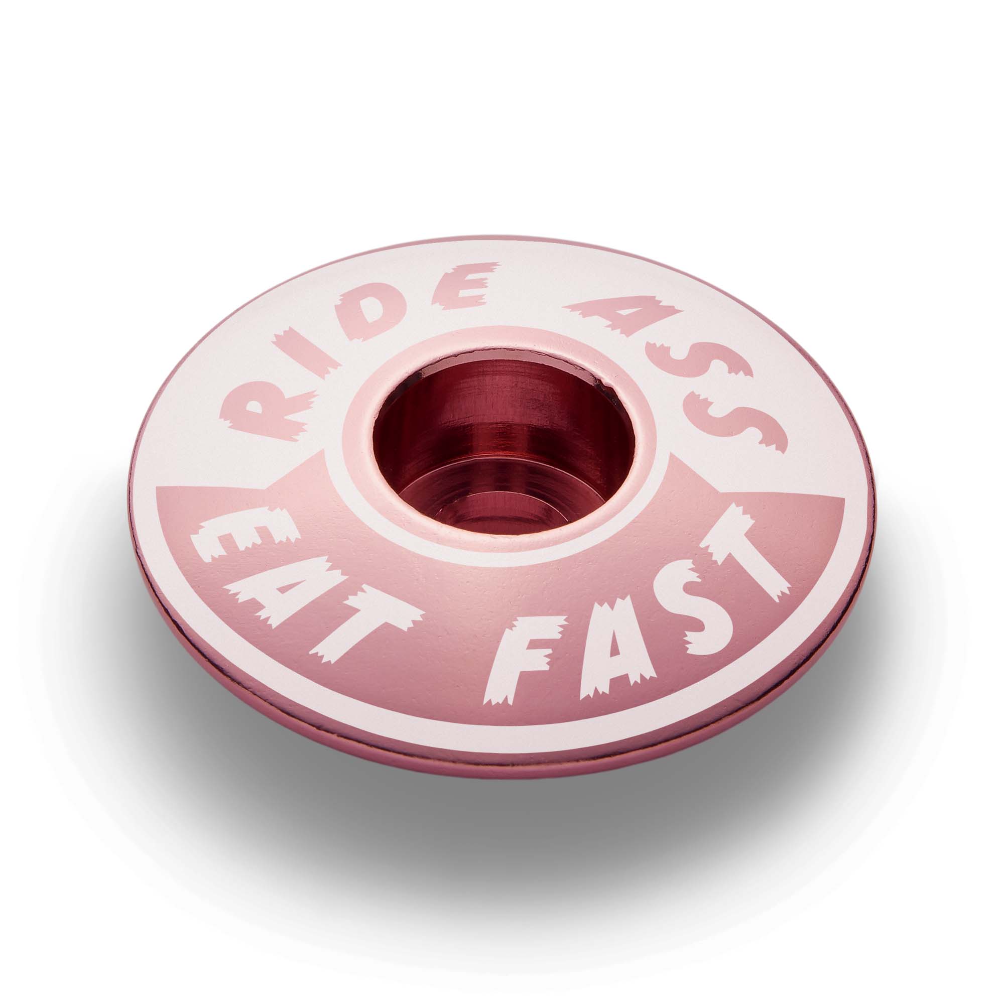 Ride Ass Eat Fast Bicycle Headset Cap