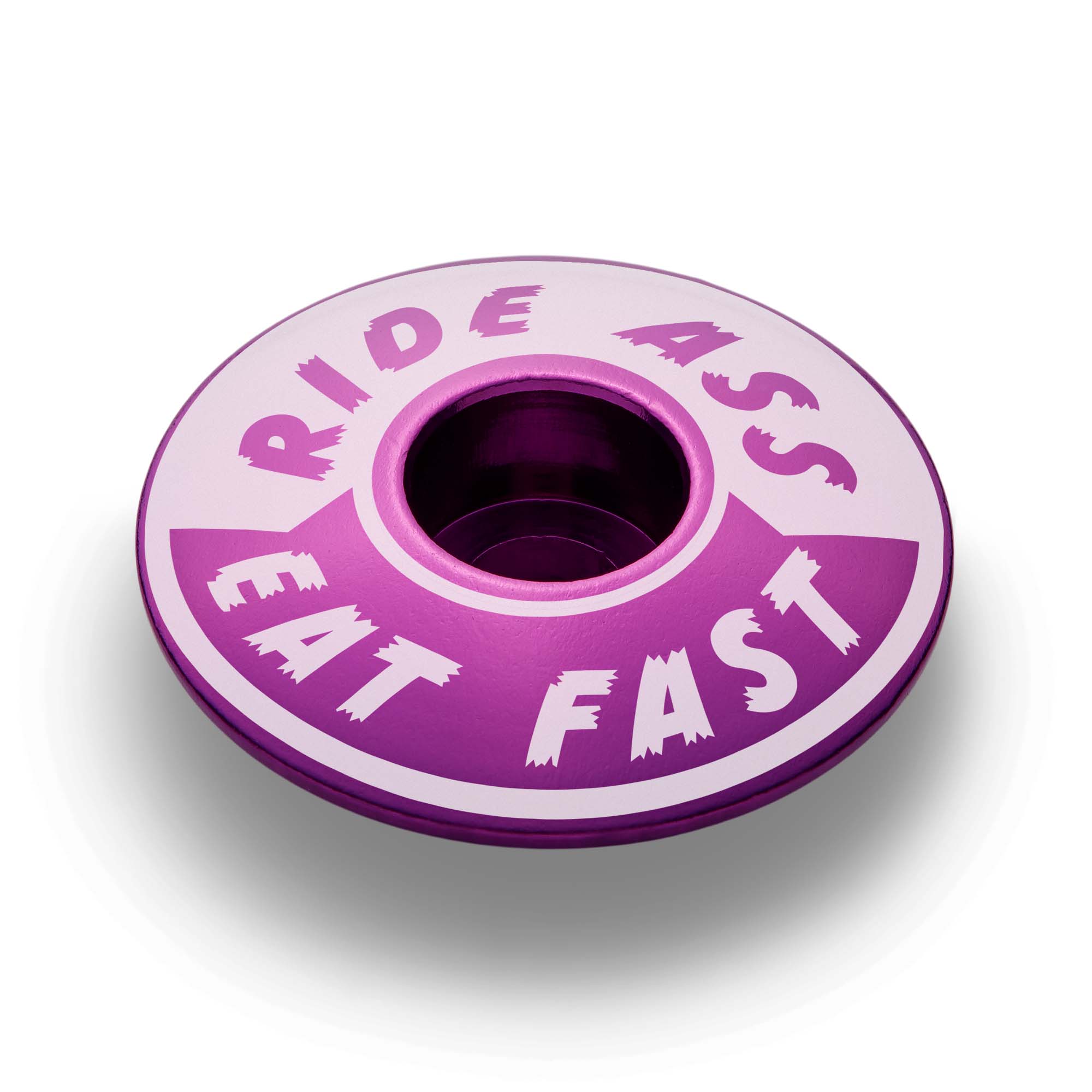 Ride Ass Eat Fast Bicycle Headset Cap