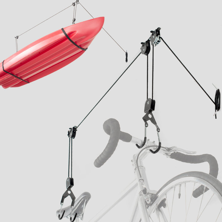 Single Bike Ceiling Hoist with Straps