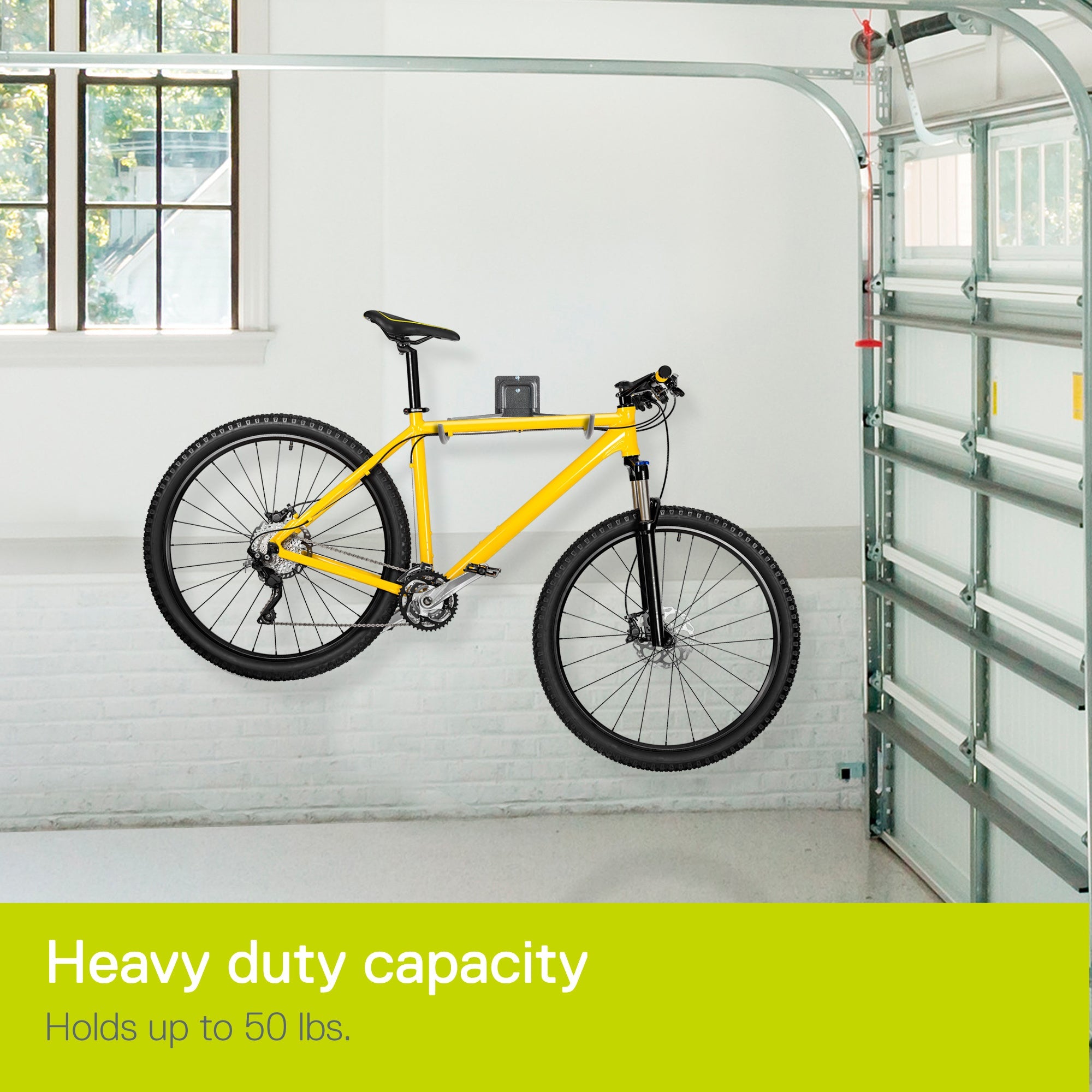 Single Bike Horizontal Wall Mount Rack