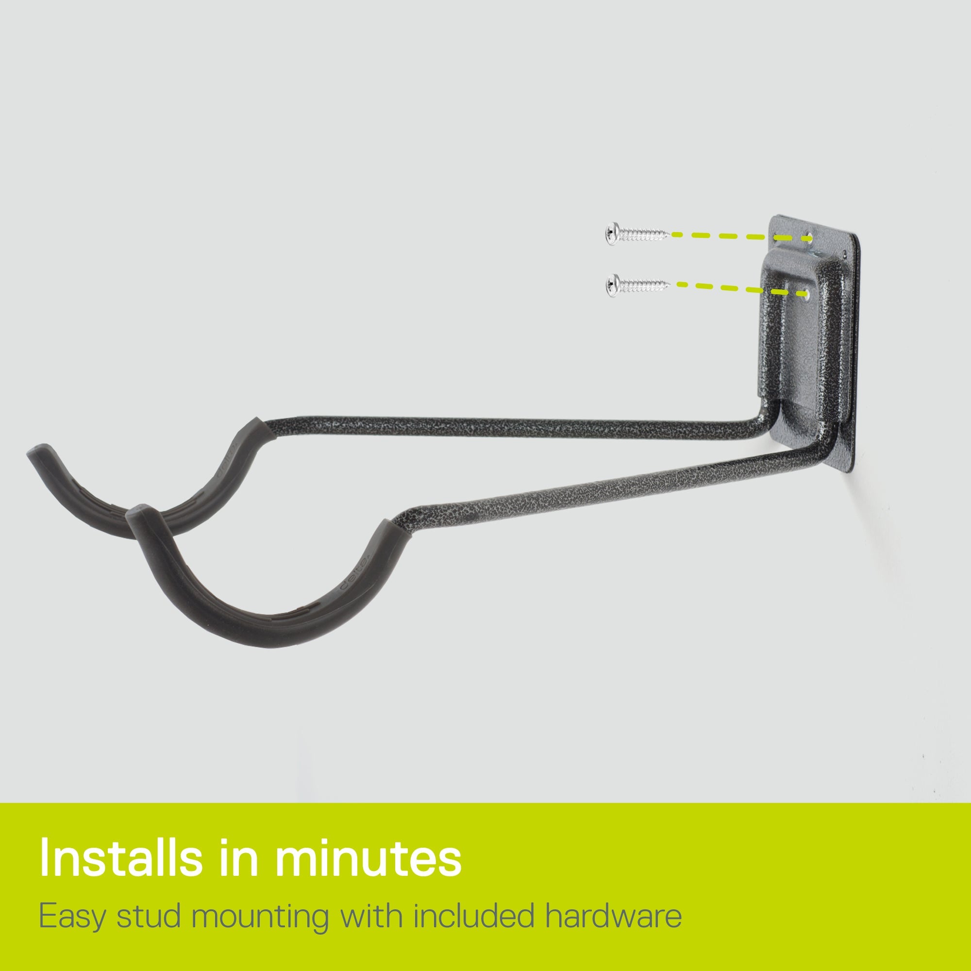 Single Bike Horizontal Wall Mount Rack