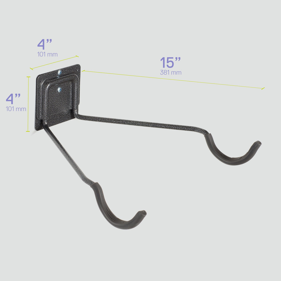 Single Bike Horizontal Wall Mount Rack