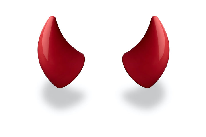 MagNeatOhz: Small Red Devil Horns for Helmet
